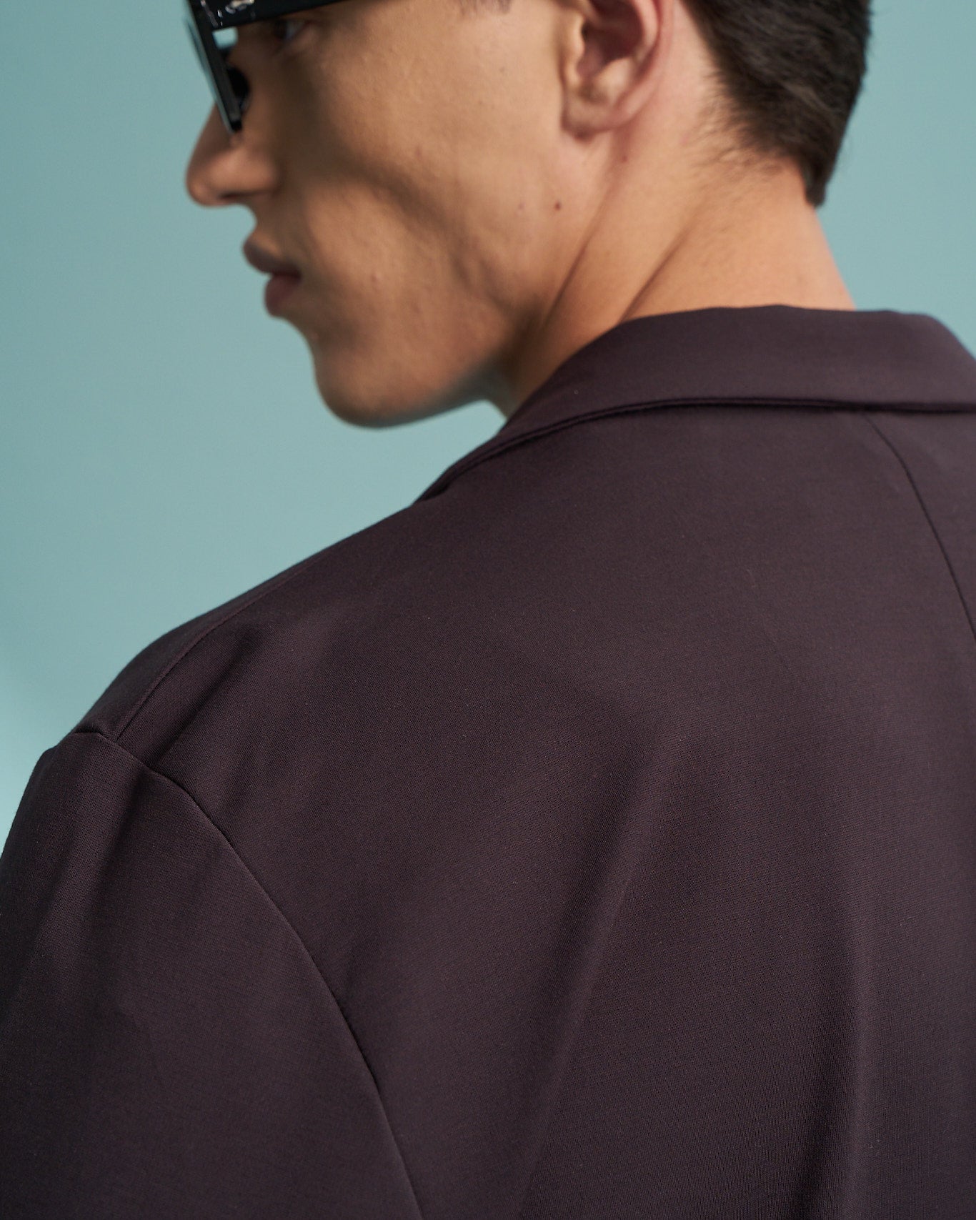 Espresso Relaxed Single-Breasted Jacket