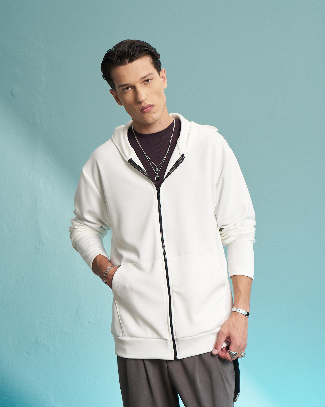 Off-White Premium Zip Hoodie