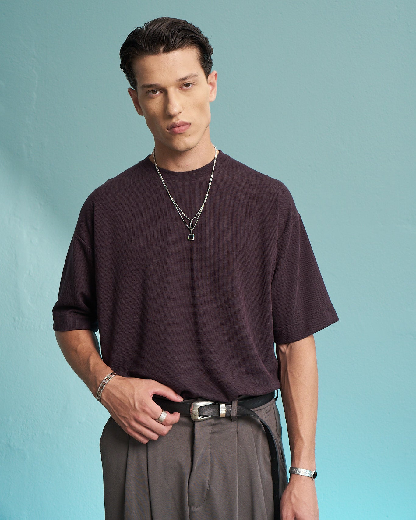 Fig Premium Textured Oversized T-Shirt