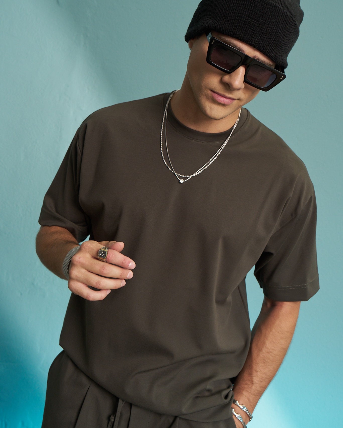 Fango Premium Oversized Stretch T-Shirt
