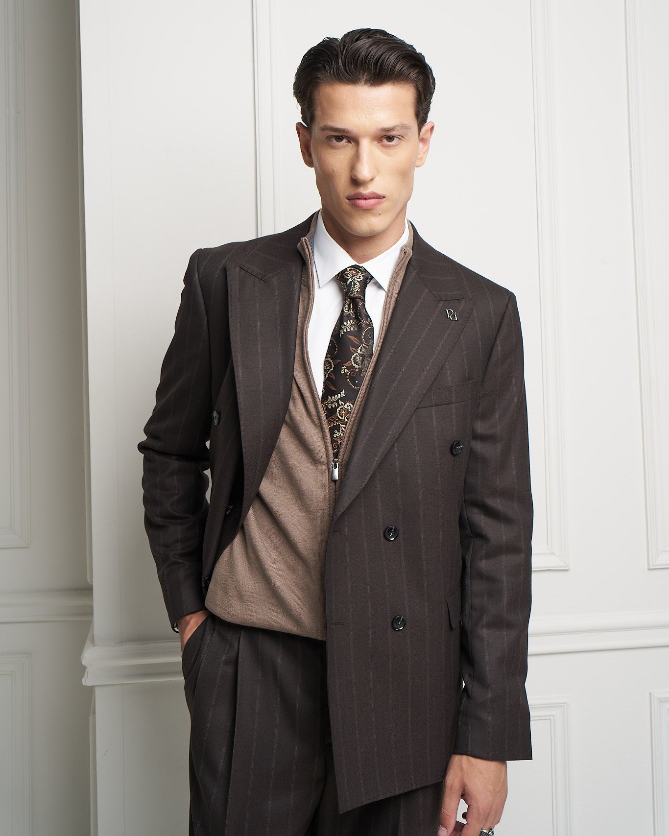 Fango 100% Cotton Full Zip Cardigan