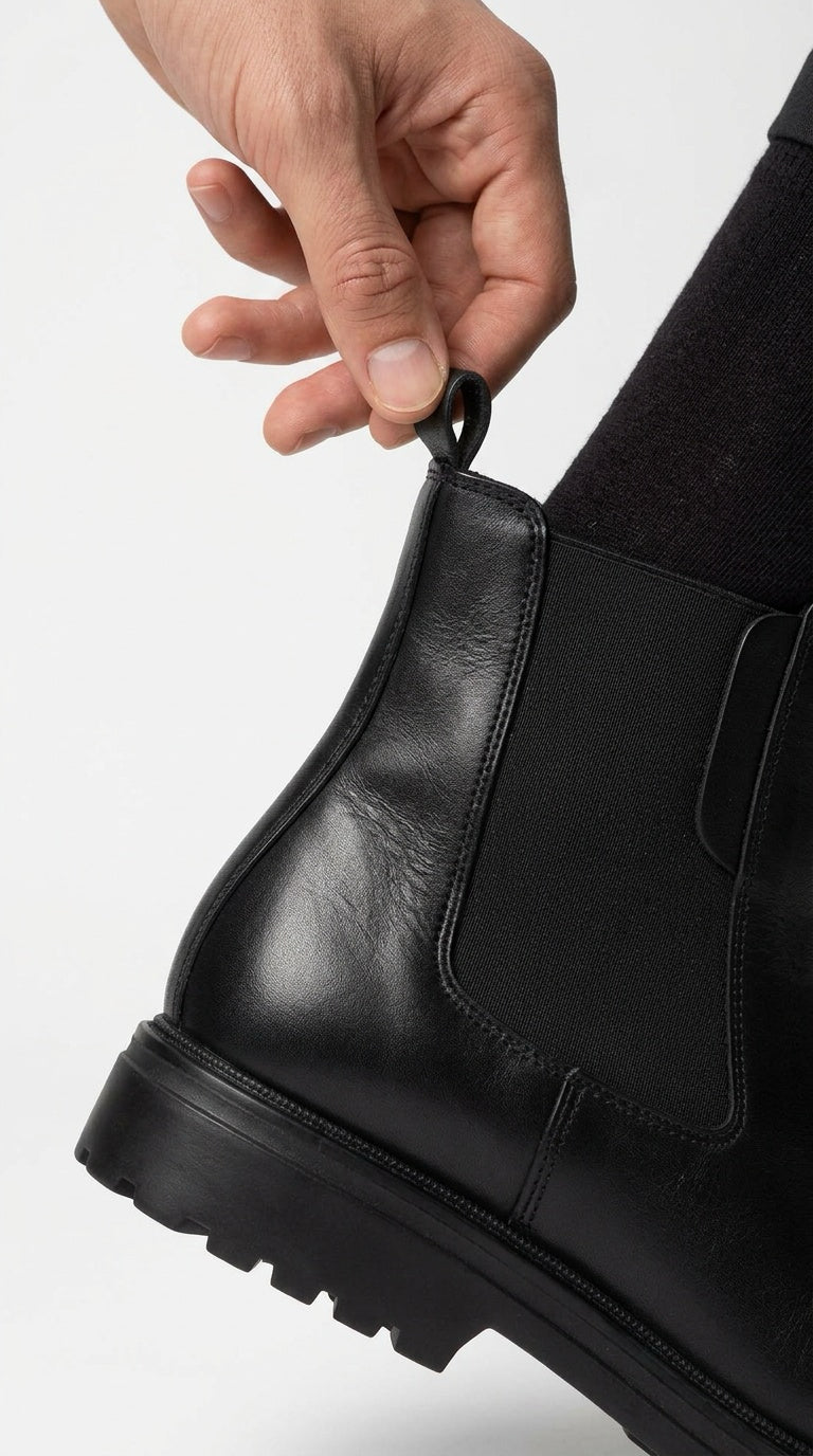 Leather Chelsea Boot - Black
