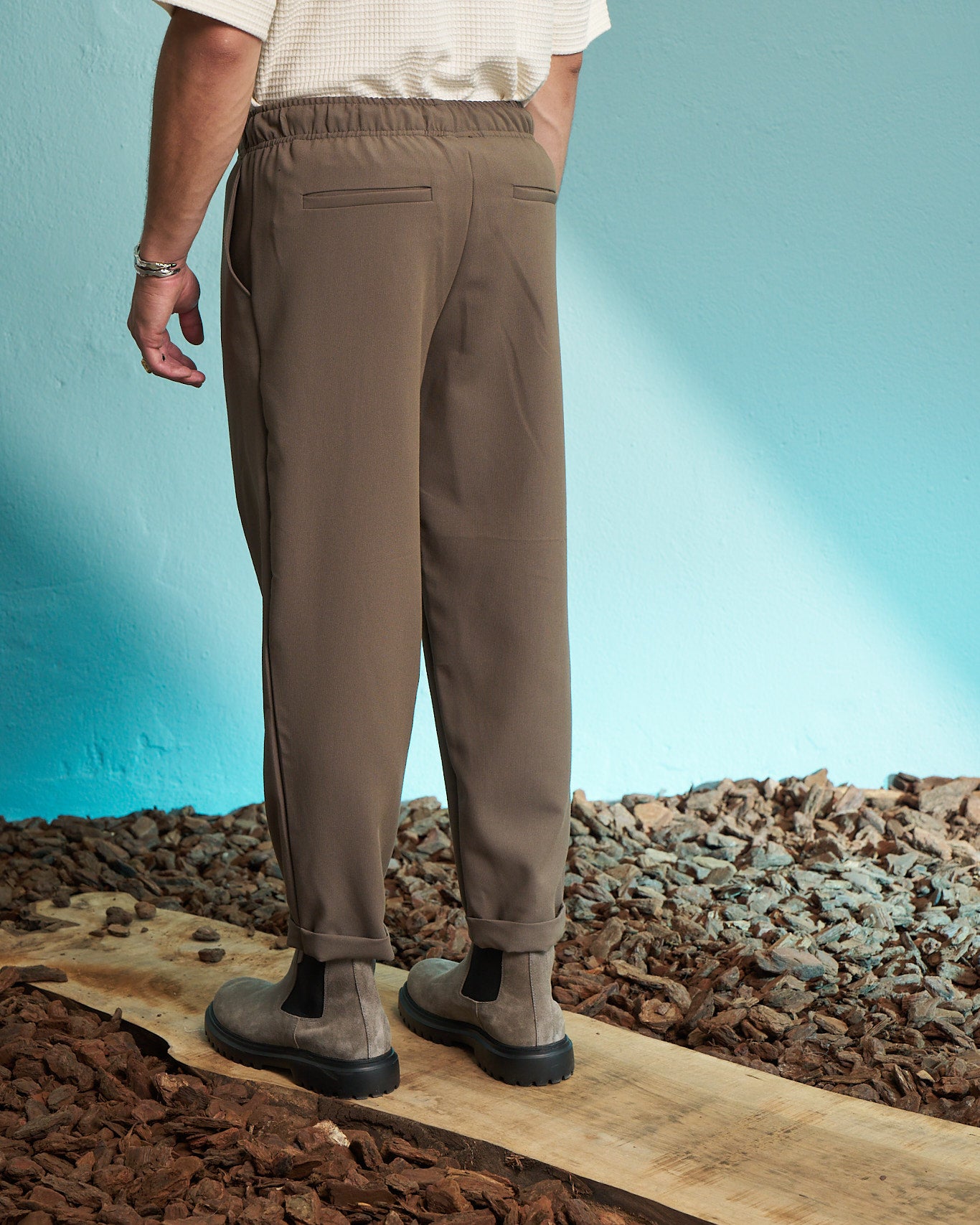 Caribou Relaxed Drawstring Trousers