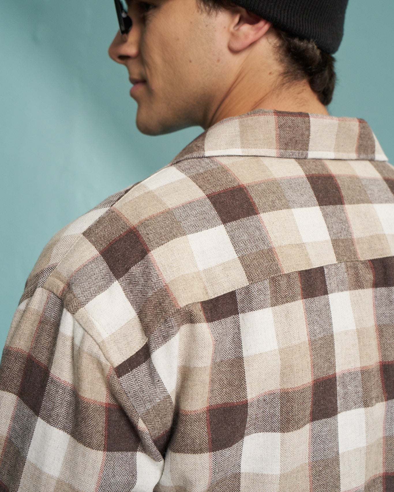 Brown Check Overshirt