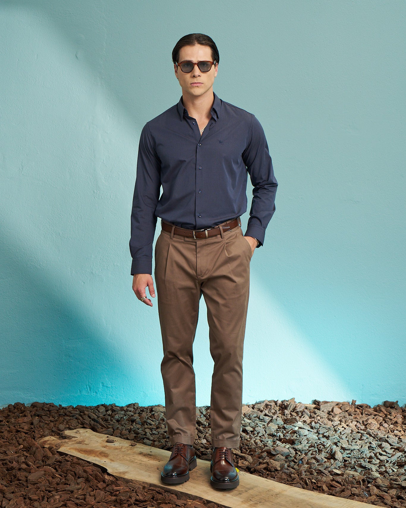 Indigo Essential Stretch Shirt