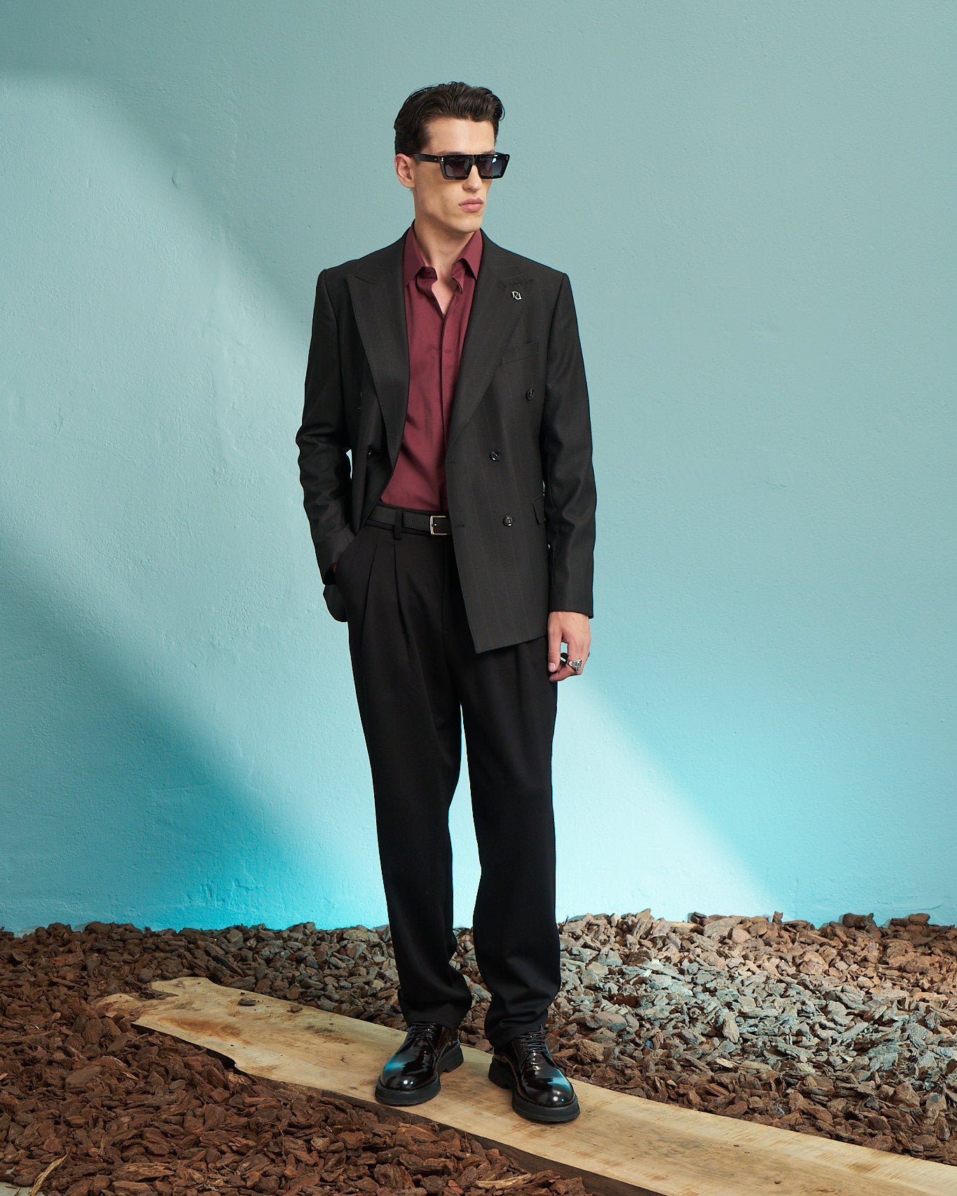Bordeaux Essential Stretch Shirt