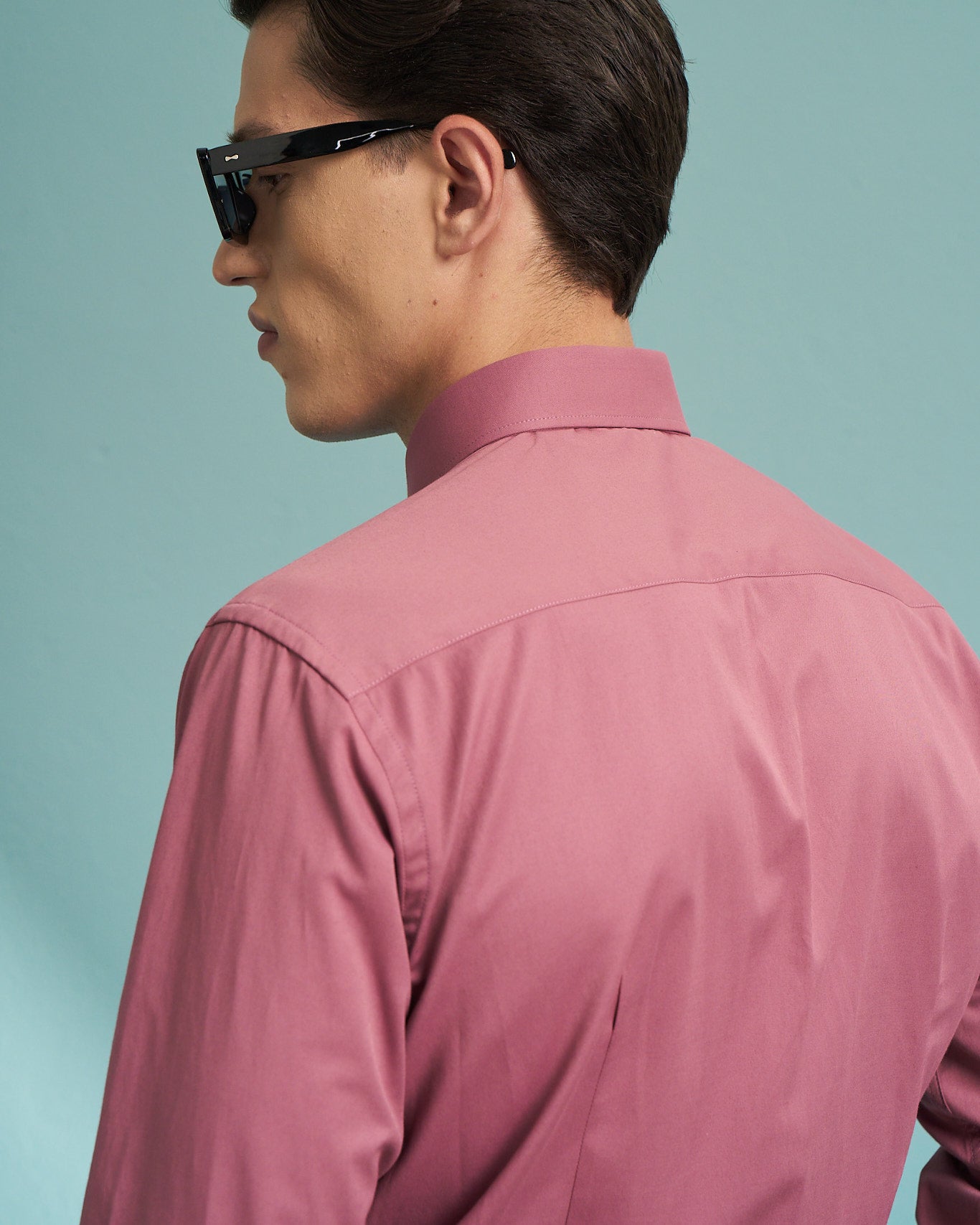 Dusty Pink Essential Stretch Shirt