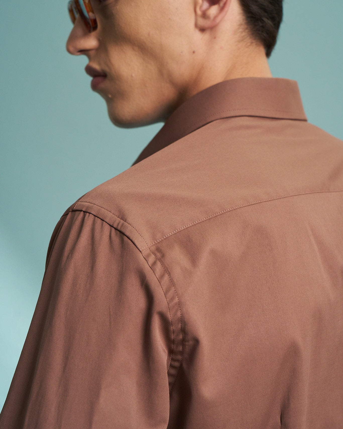 Light Brown Essential Stretch Shirt