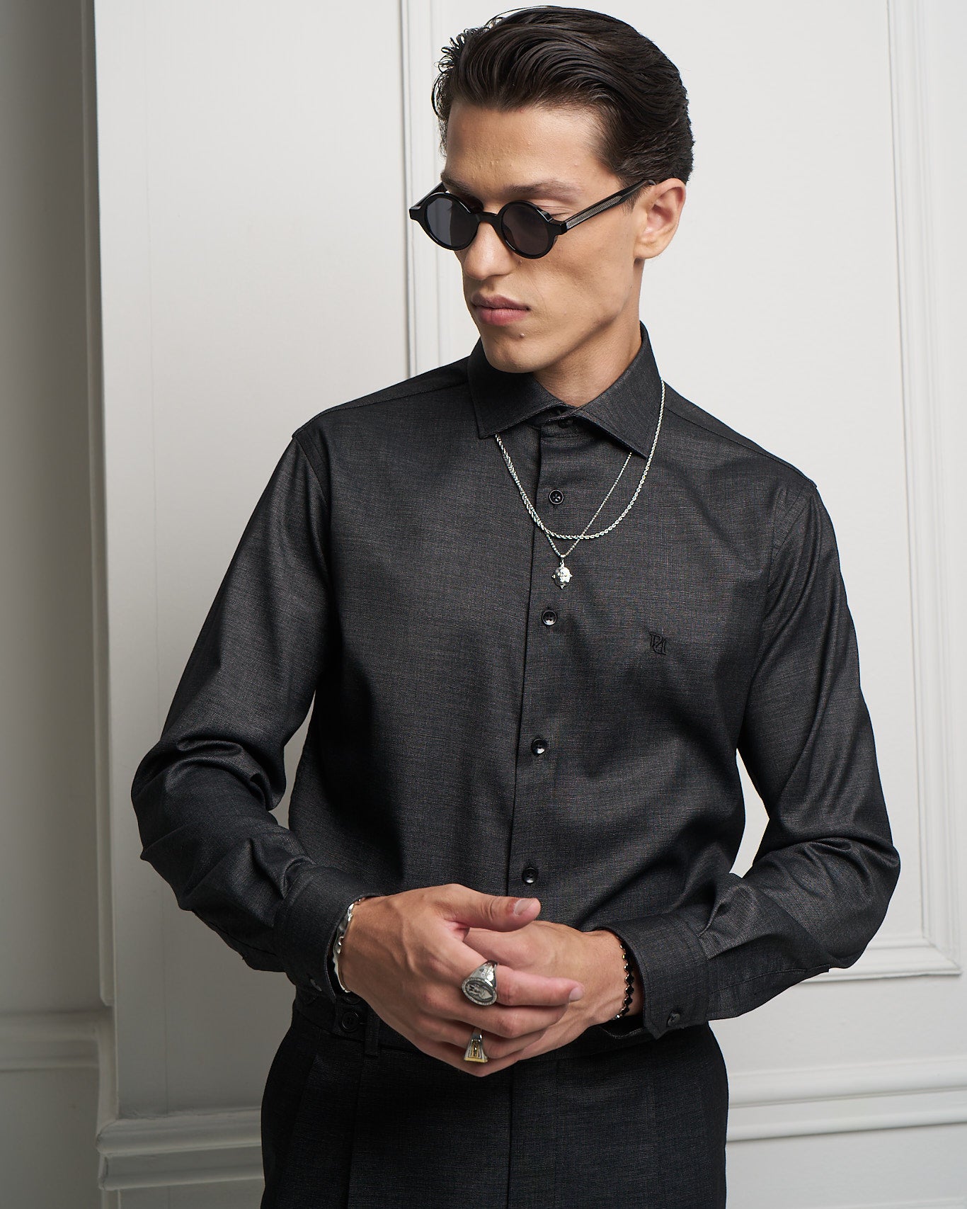 Black Tailored Shirt