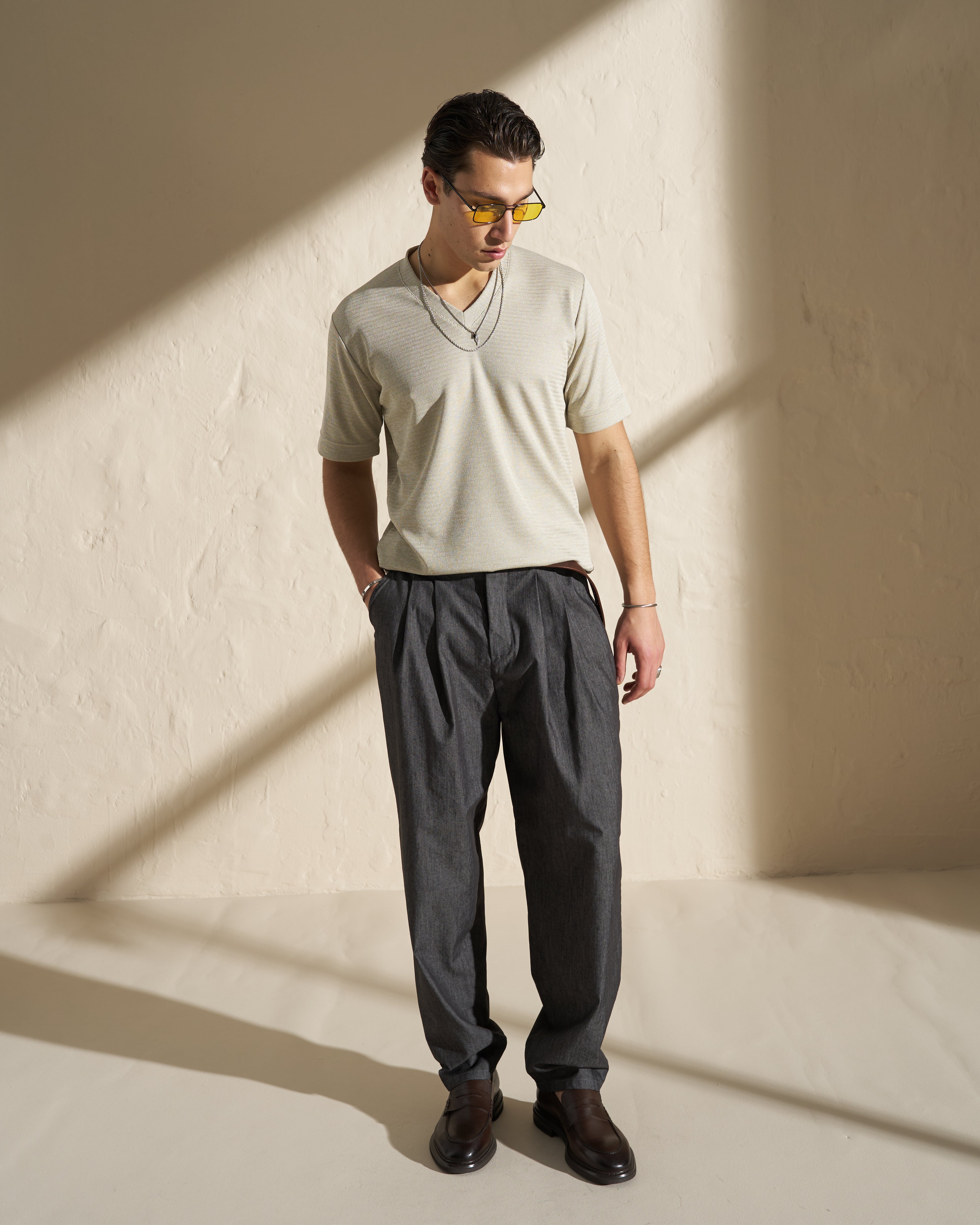 Pleated Tailored Trousers