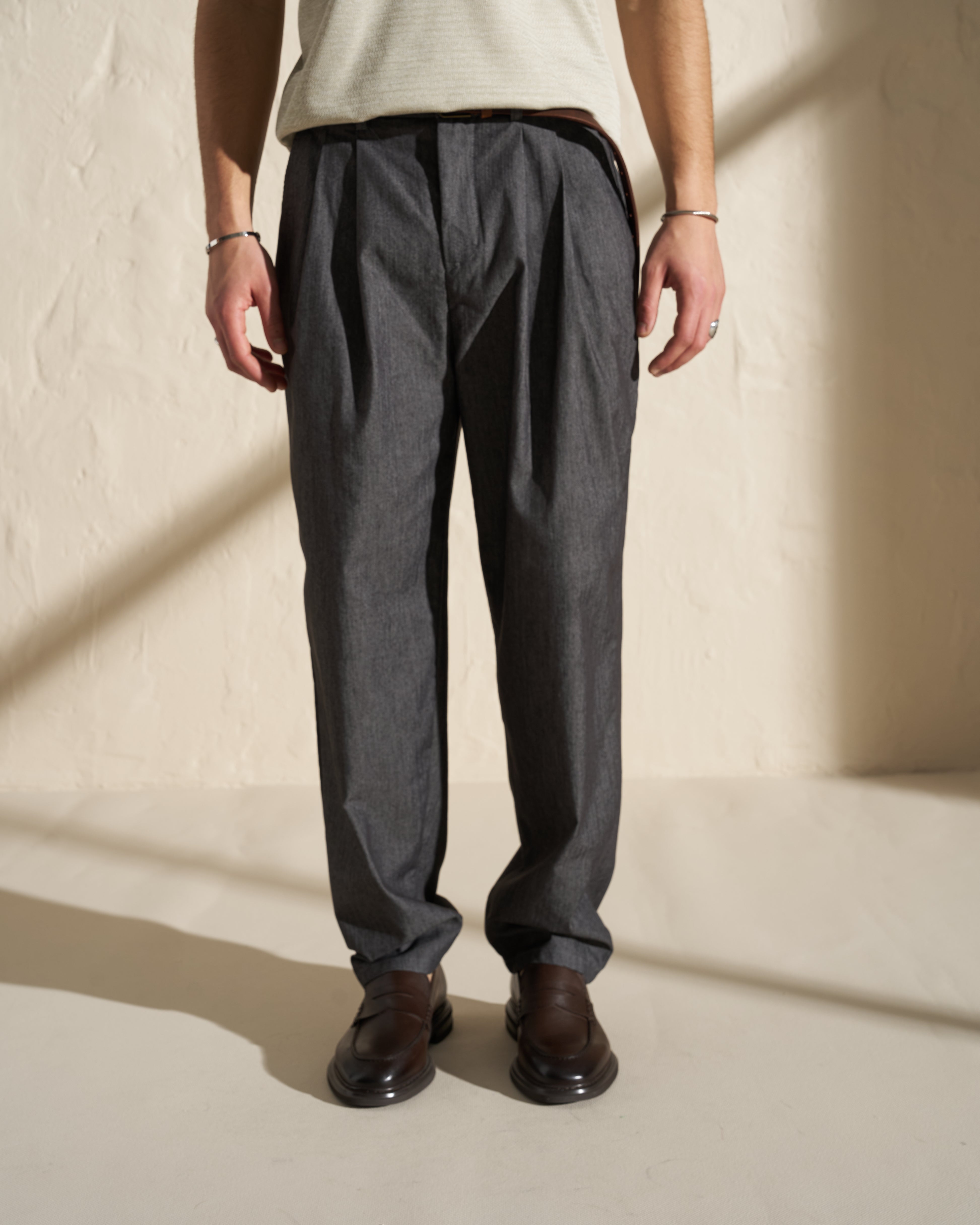 Pleated Tailored Trousers