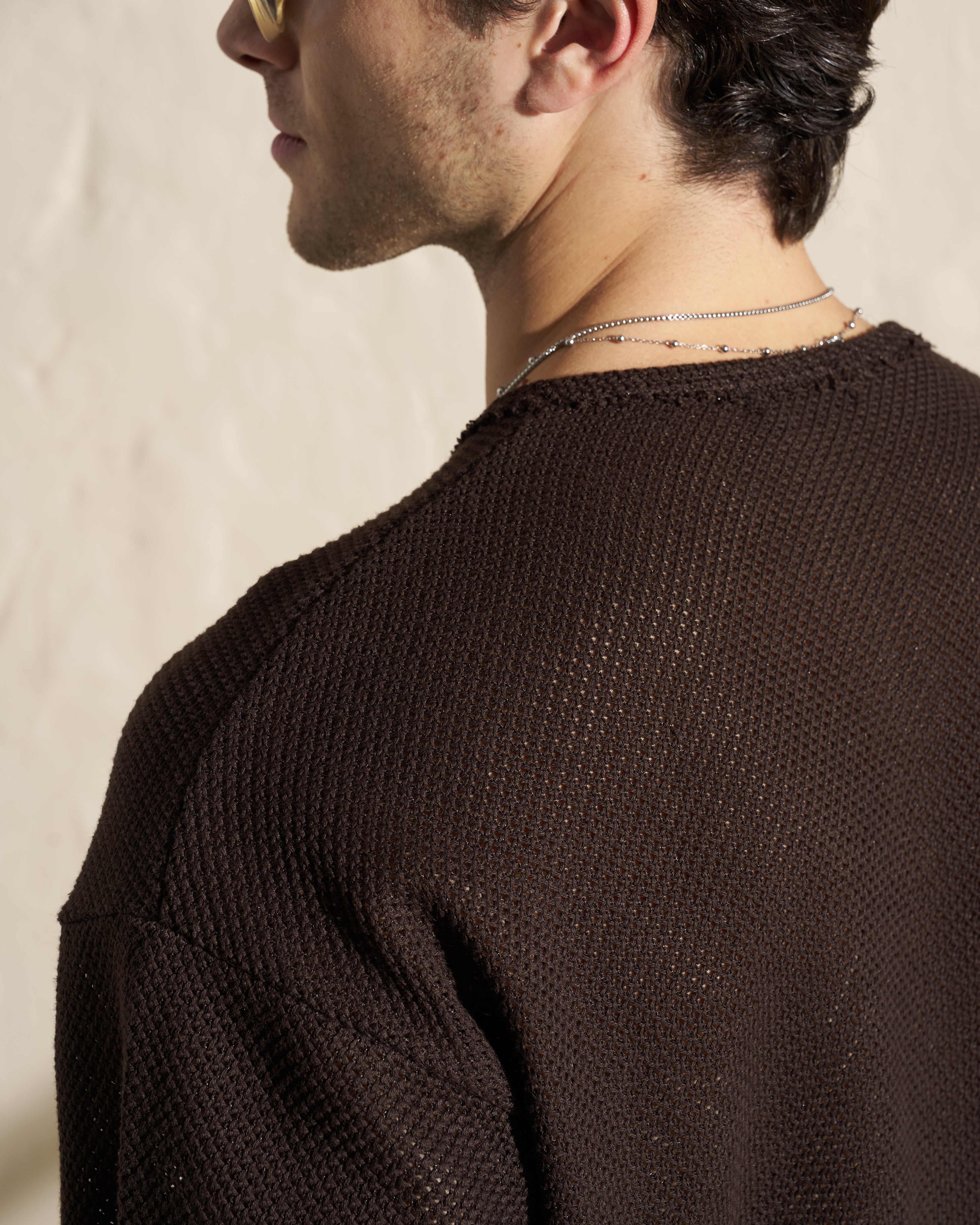 Textured Knit T-Shirt