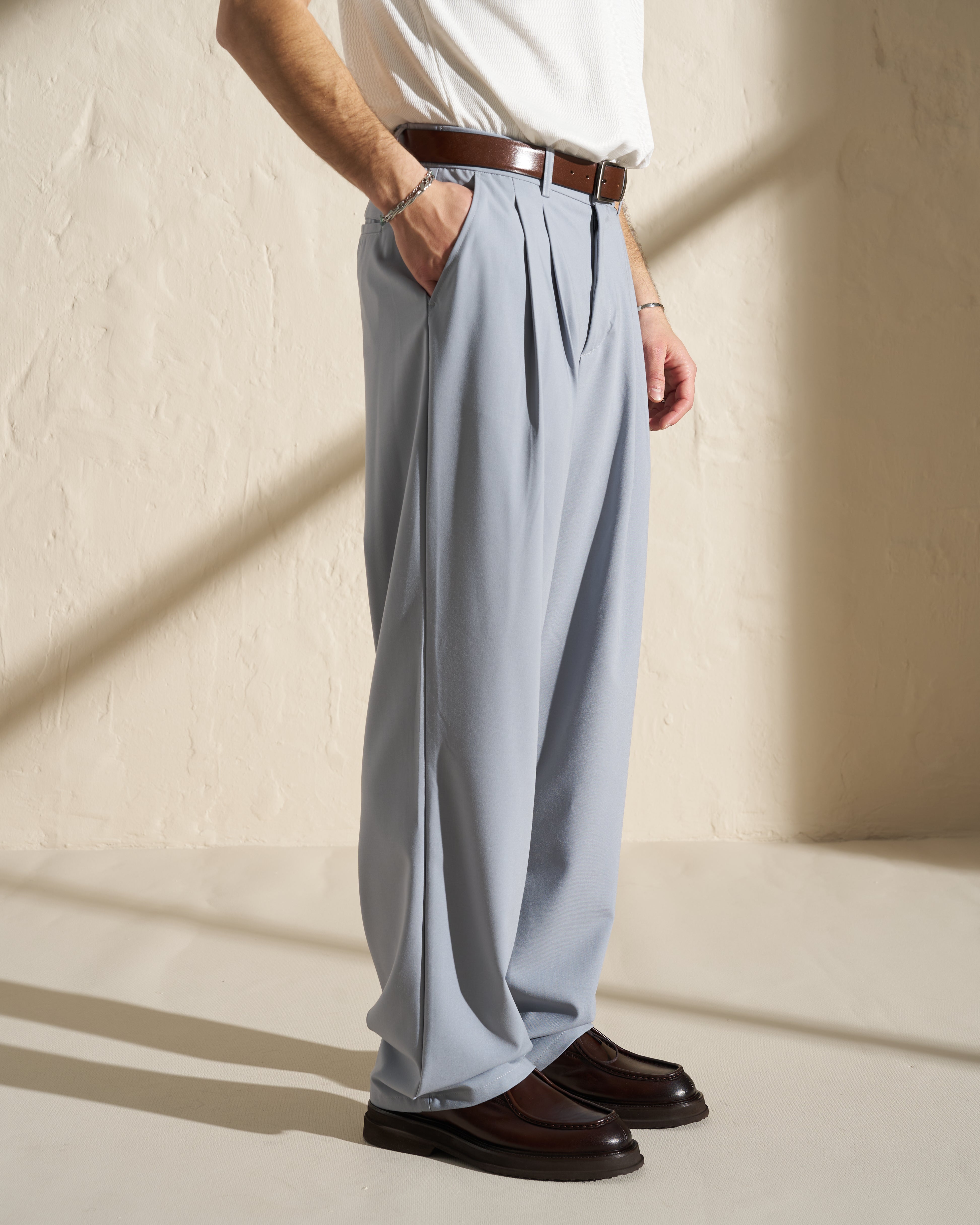 Pleated Tailored Pants