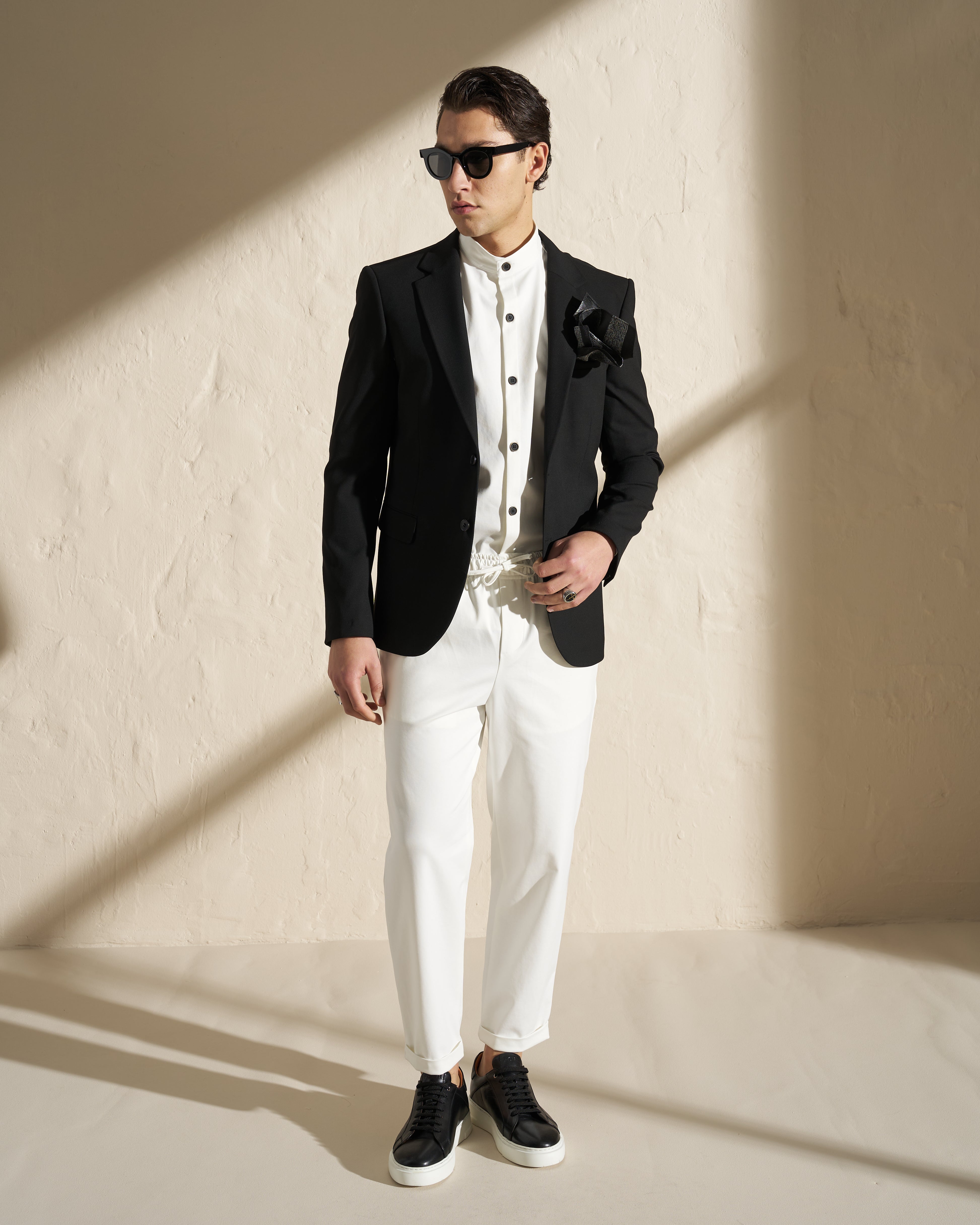 Minimal Drawstring Jogger Pants