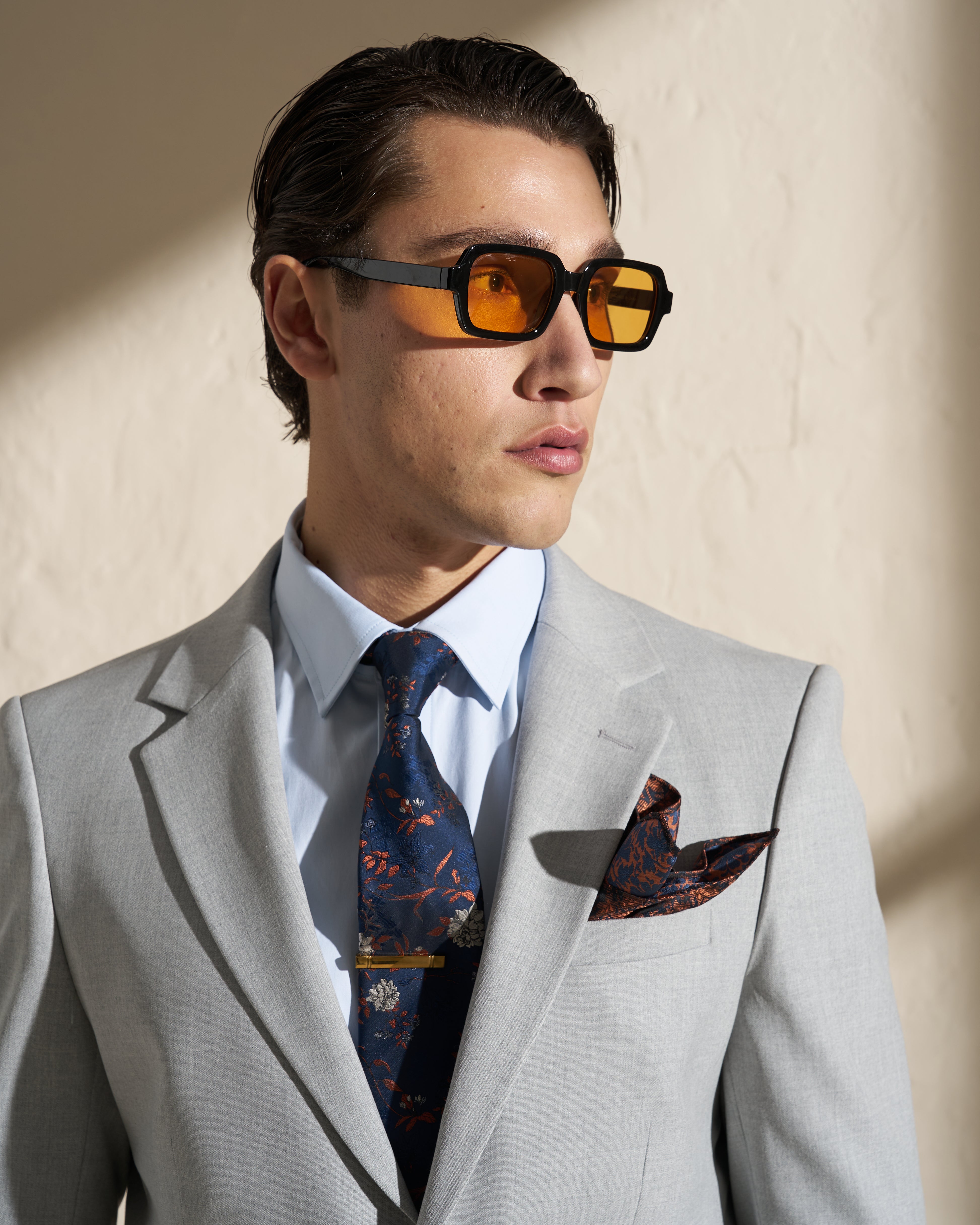 Men’s Two-Piece Suit – Light Grey