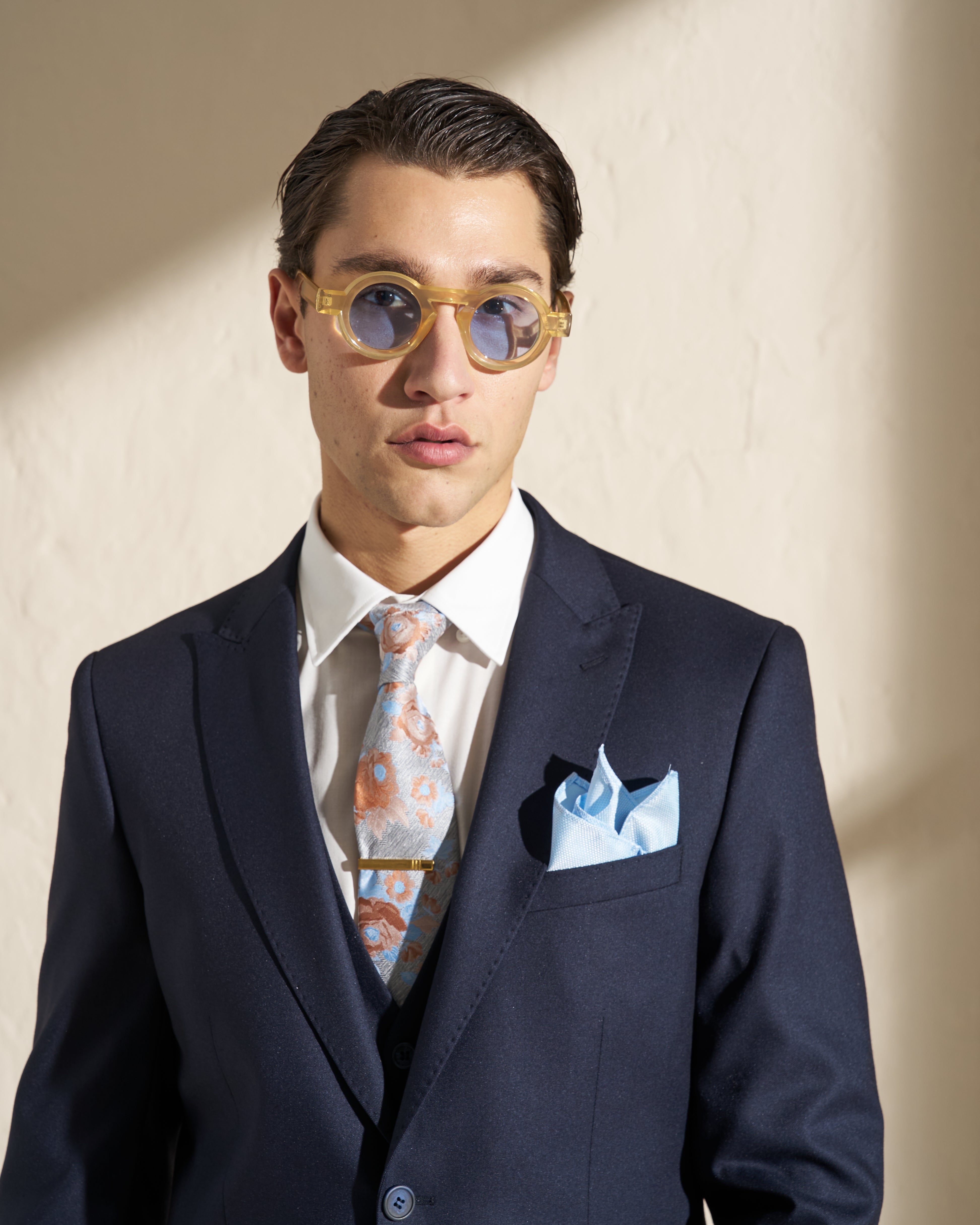 Men’s Three-Piece Suit – Navy