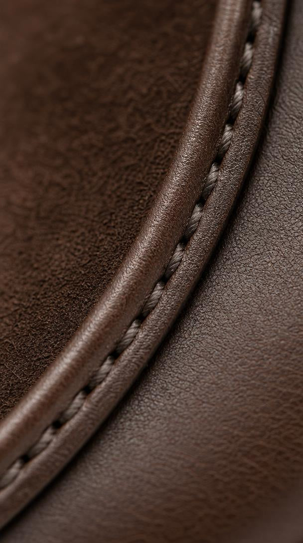 Leather Apron Derby Shoe - Dark Brown