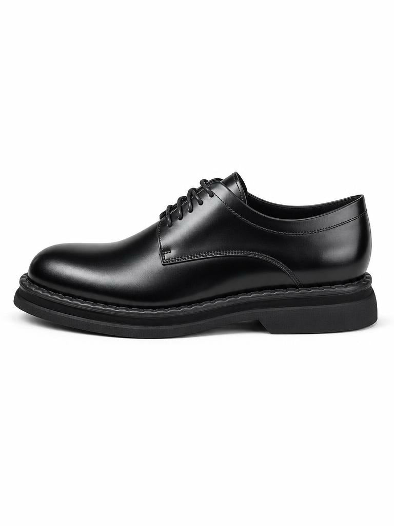 Leather Derby Shoe - Black