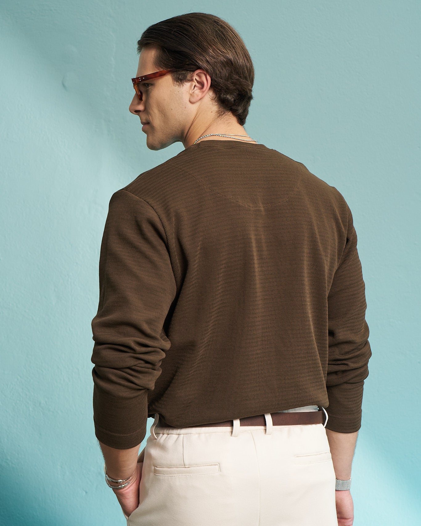 Coffee Premium Waffle Long Sleeve T-Shirt