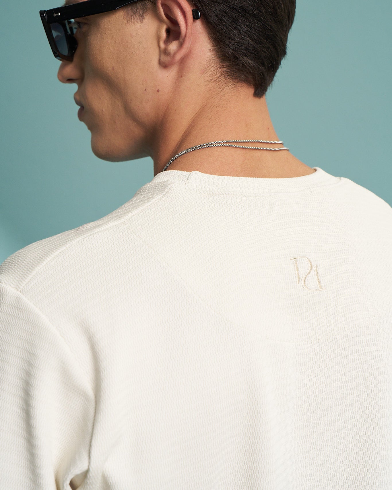 Cream Premium Waffle Long Sleeve T-Shirt