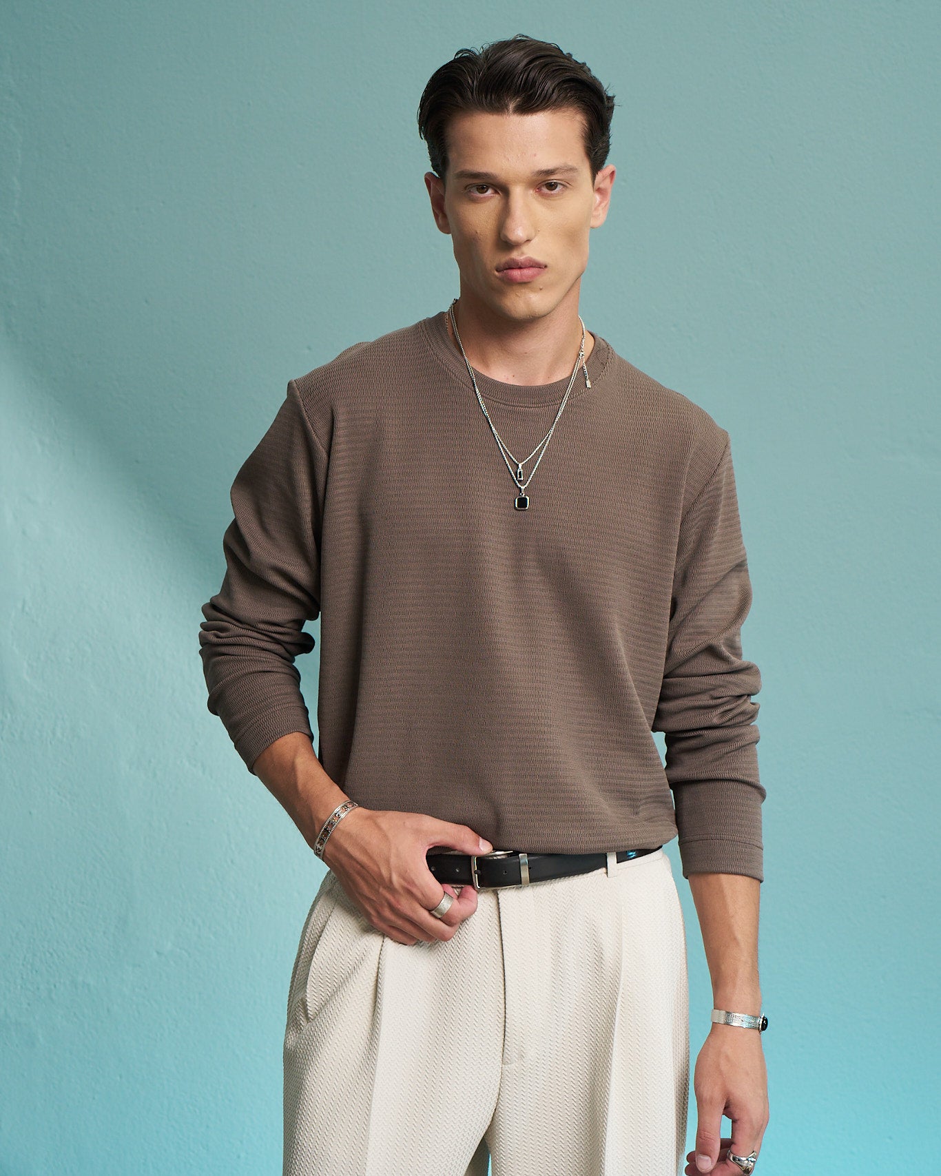 Falcon Premium Waffle Long Sleeve T-Shirt