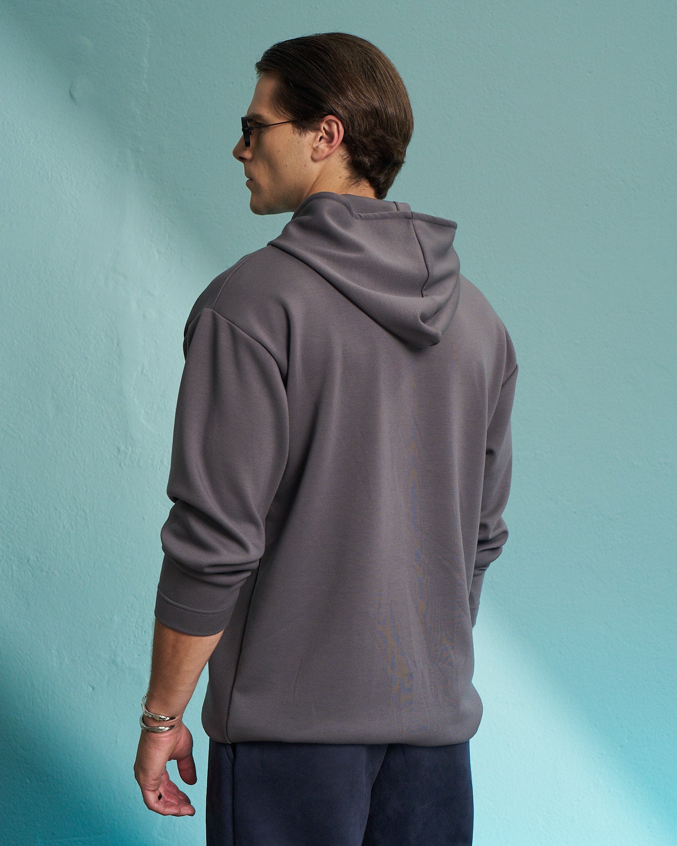 Grey Premium Oversized Hoodie