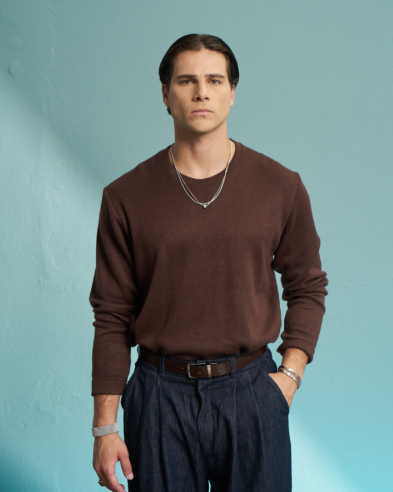 Chocolate Premium Crew Neck Sweatshirt