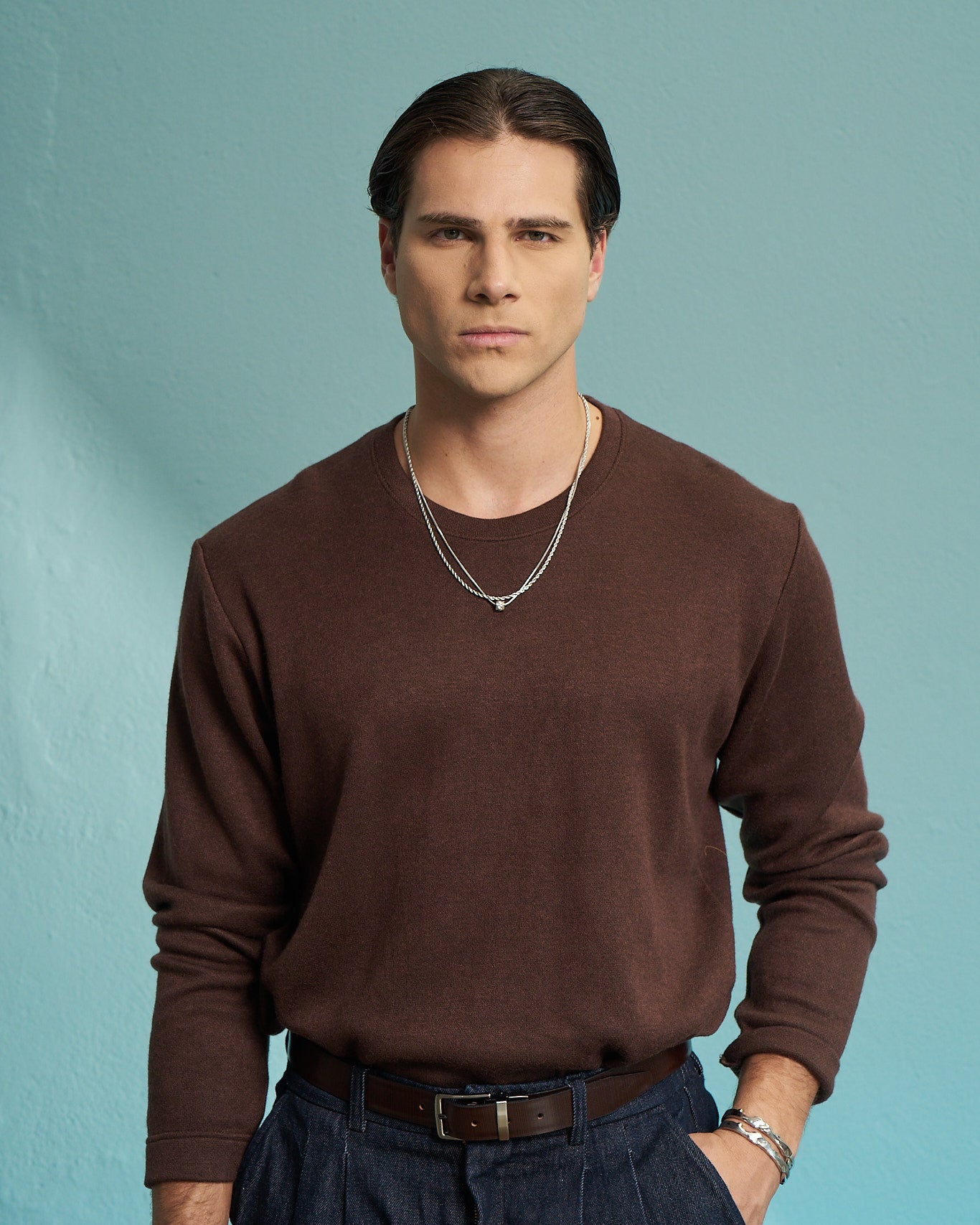 Chocolate Premium Crew Neck Sweatshirt