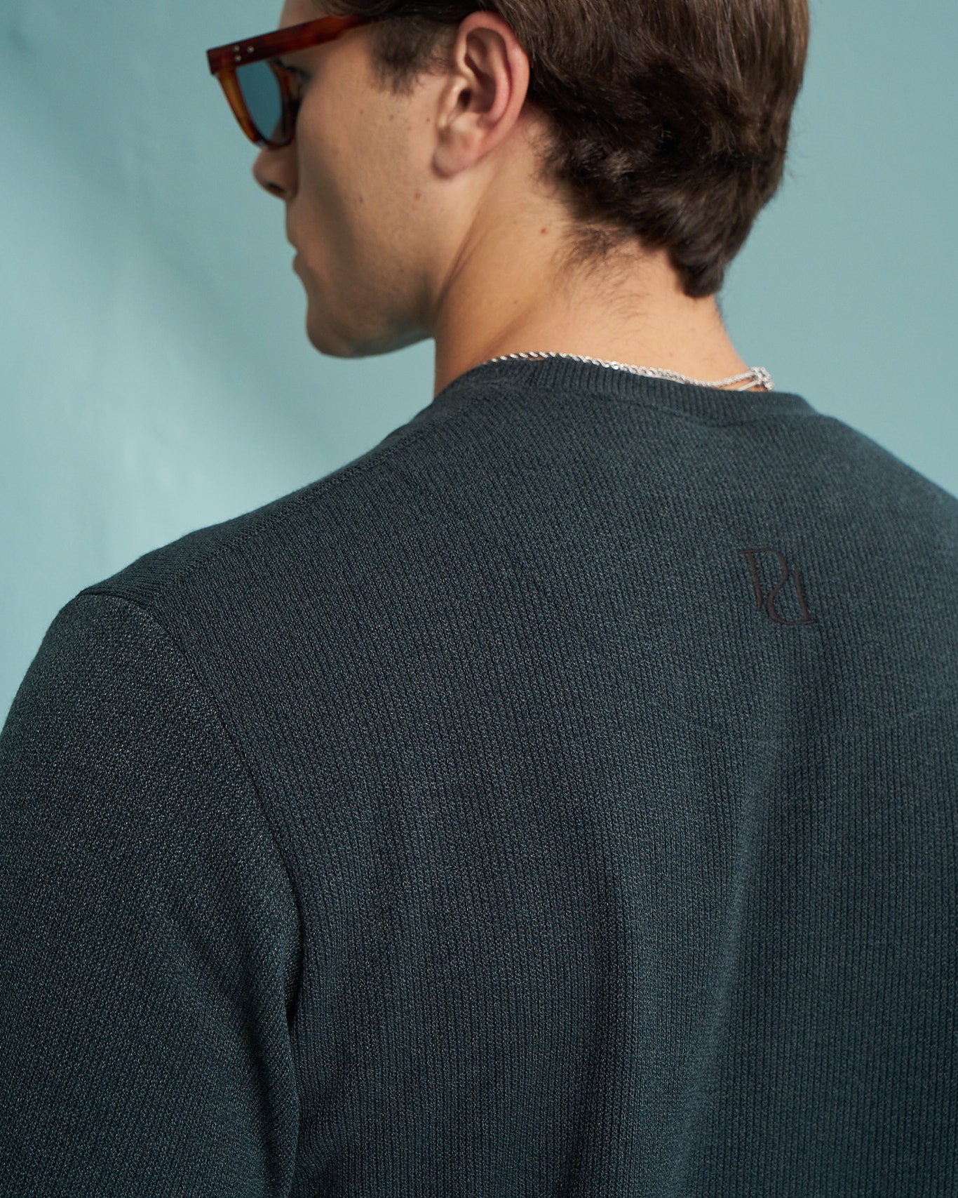 Petrol Premium Crew Neck Knit
