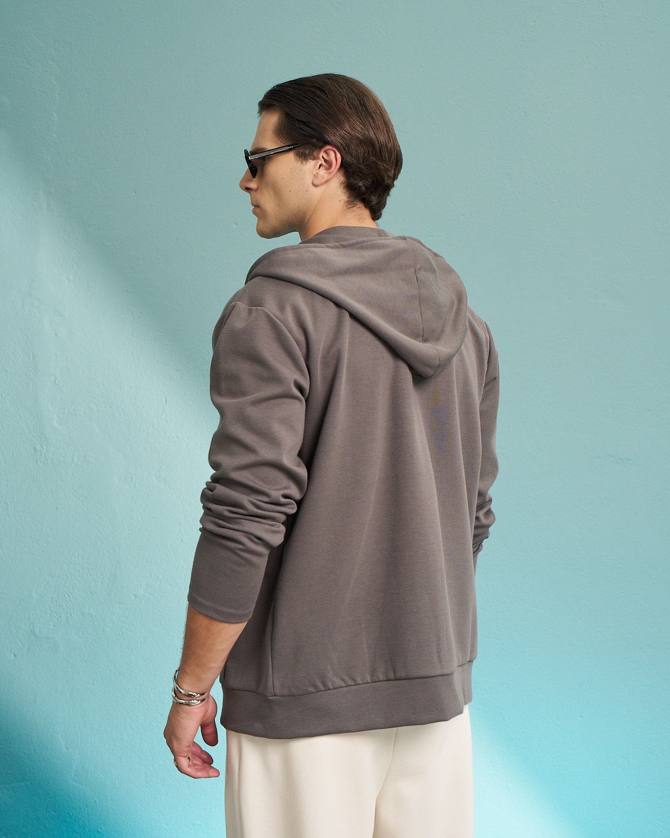 Green Premium Zip Hoodie