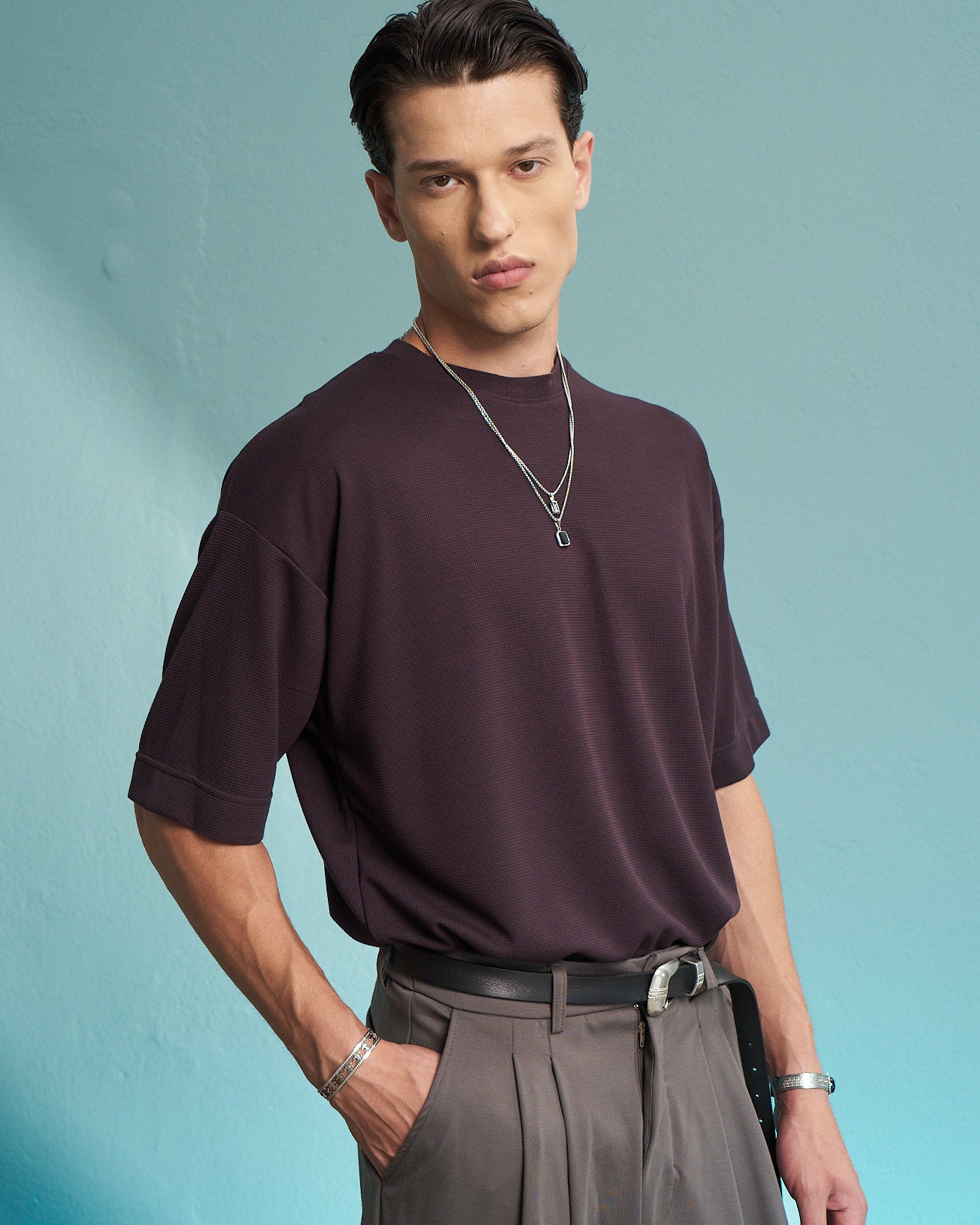 Fig Premium Textured Oversized T-Shirt
