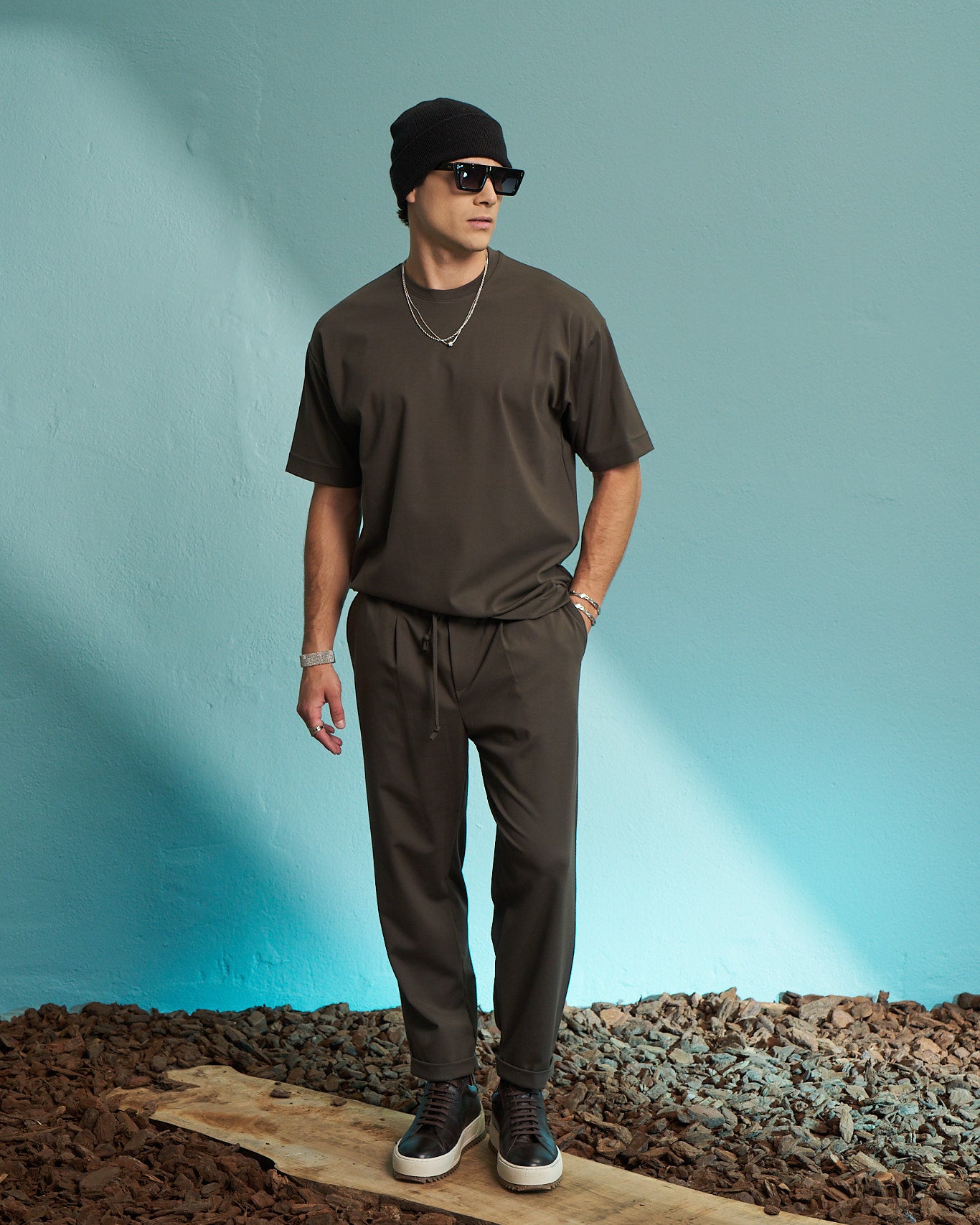 Fango Premium Oversized Stretch T-Shirt