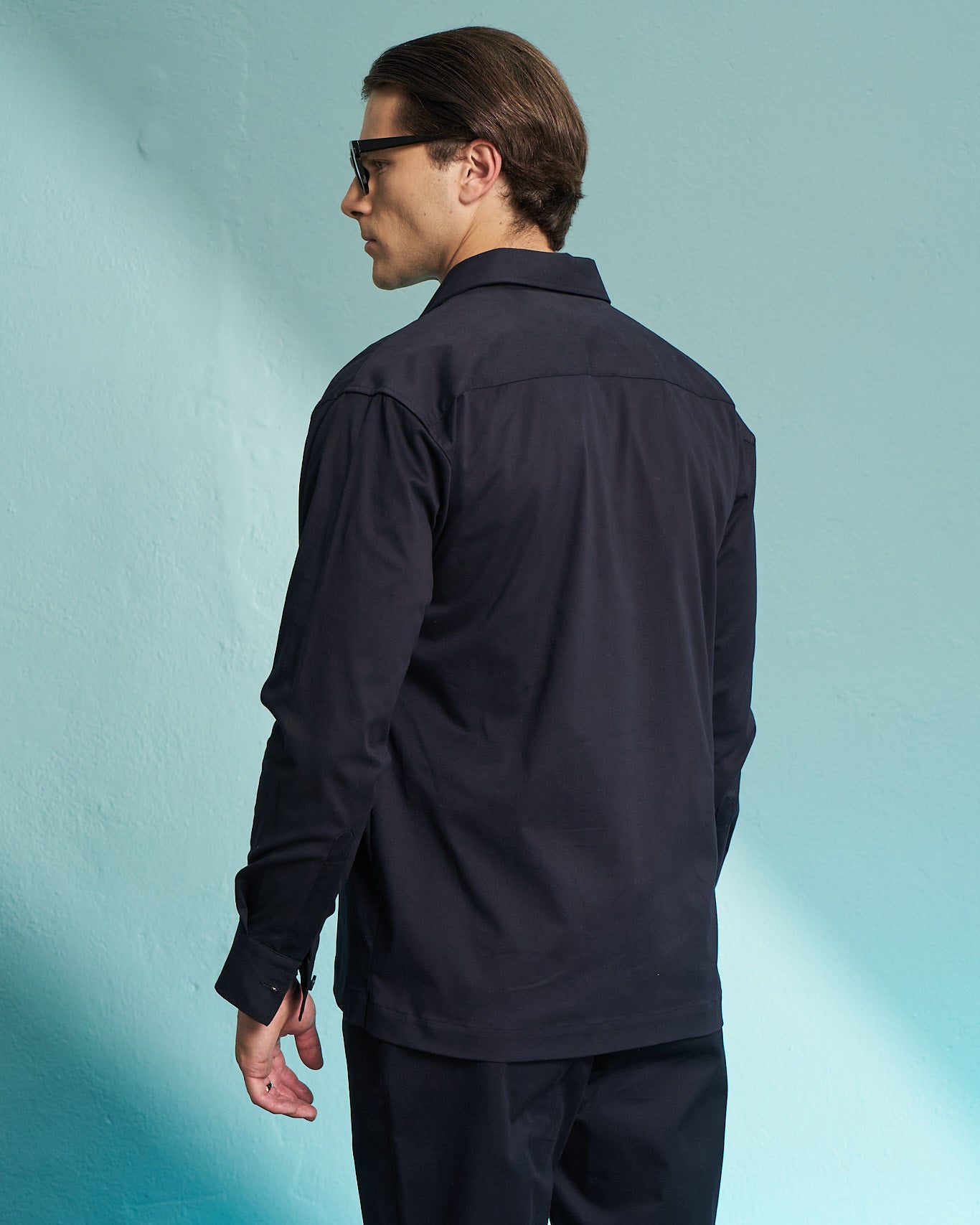 Navy Utility Overshirt
