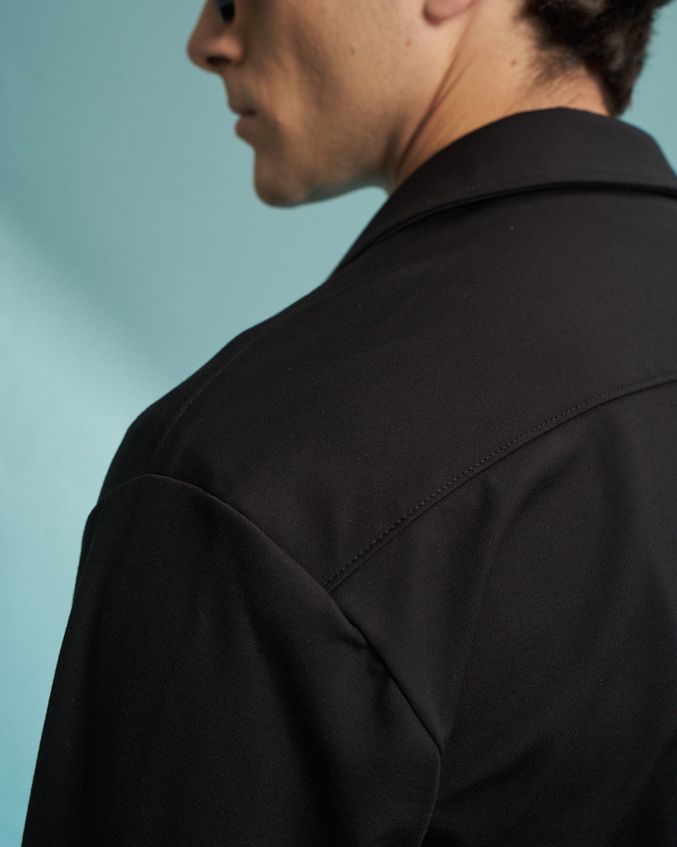 Black Utility Overshirt