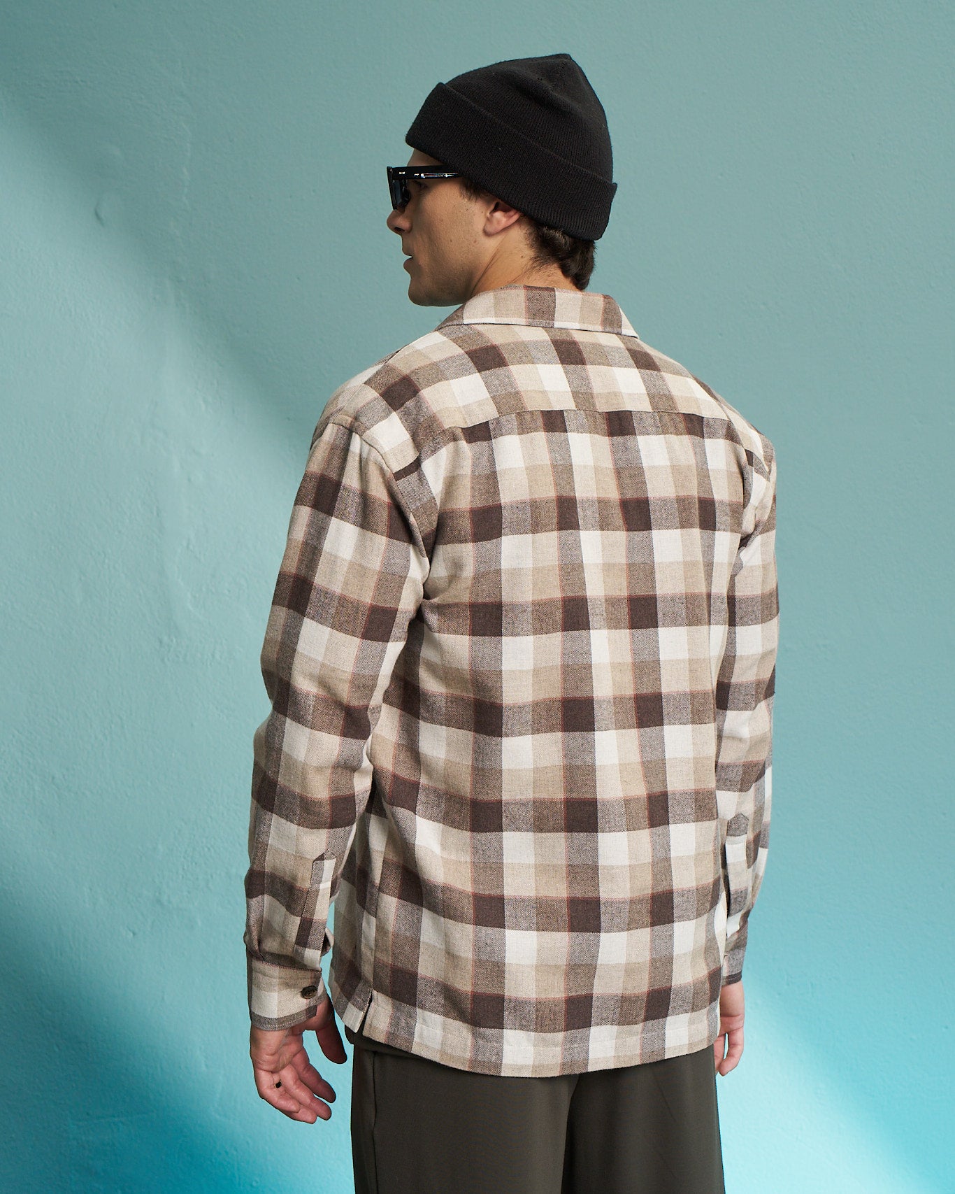 Brown Check Overshirt