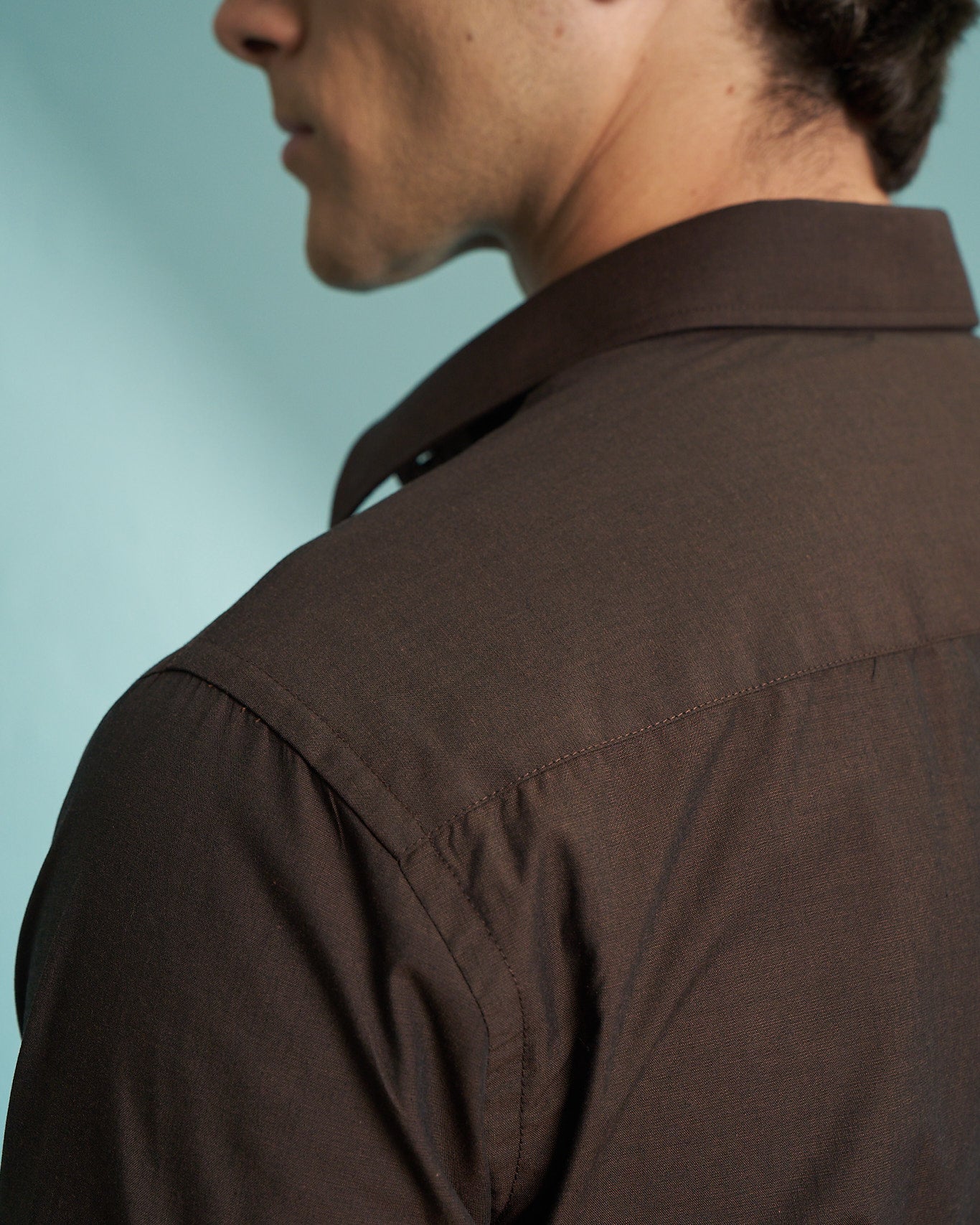 Chocolate Essential Stretch Shirt