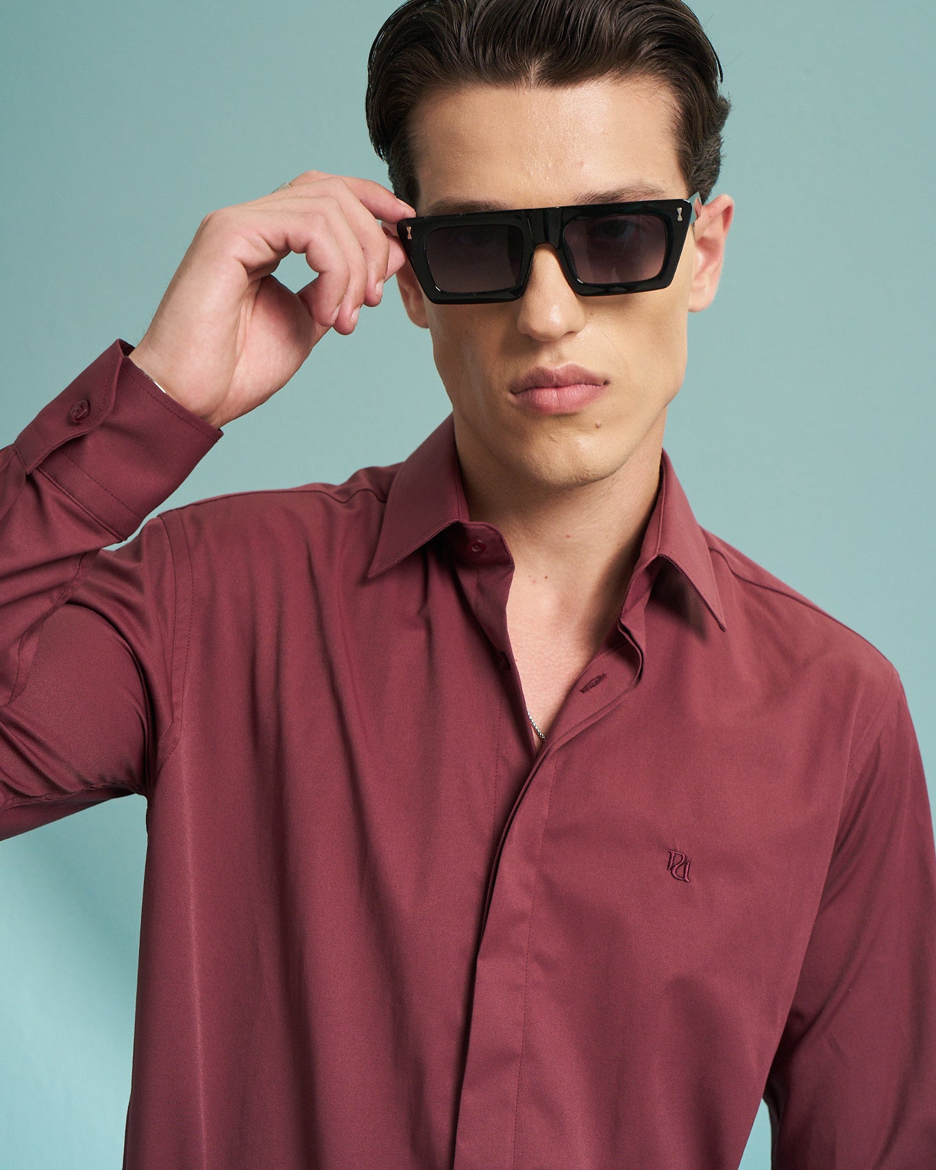Bordeaux Essential Stretch Shirt