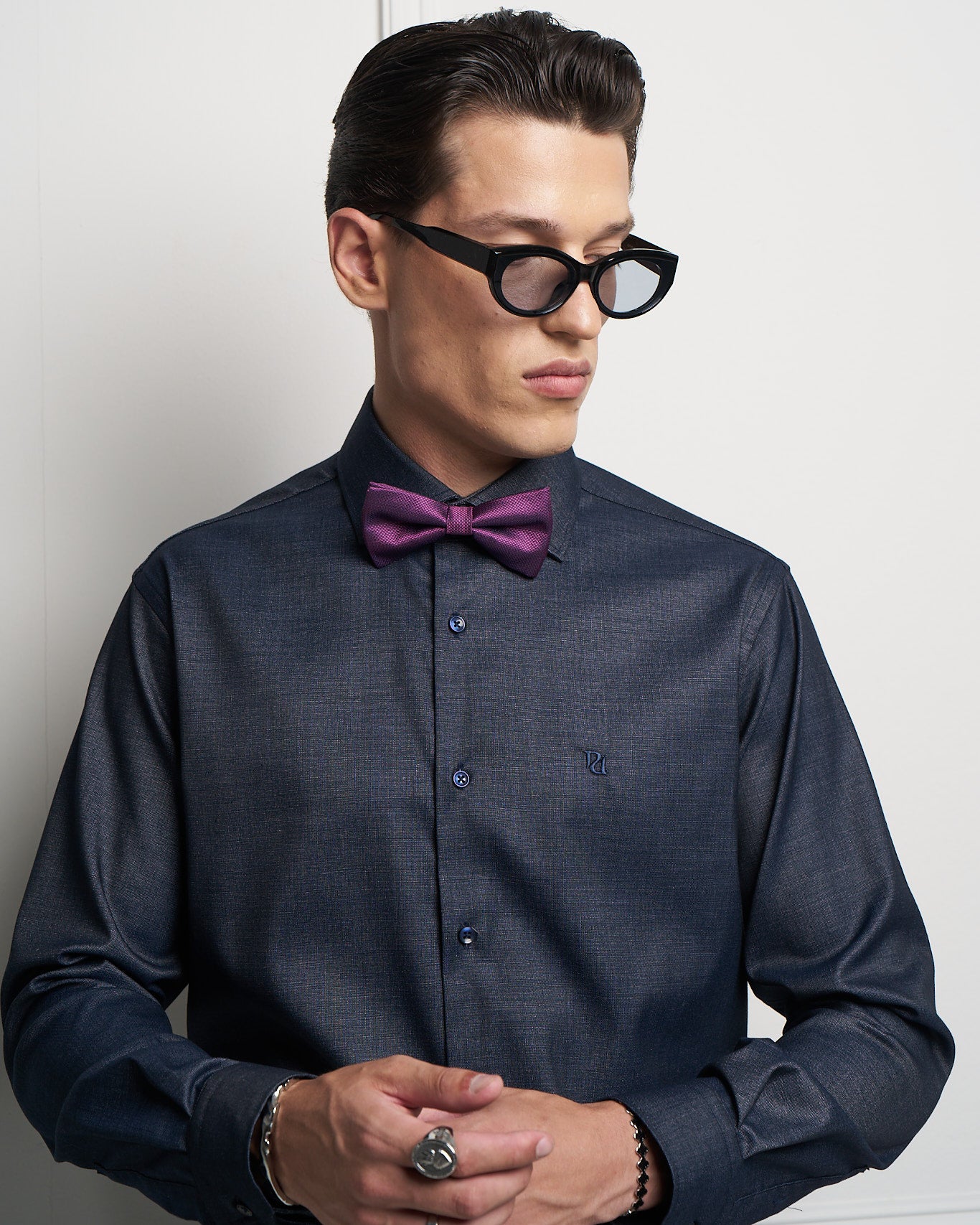 Midnight Blue Tailored Shirt