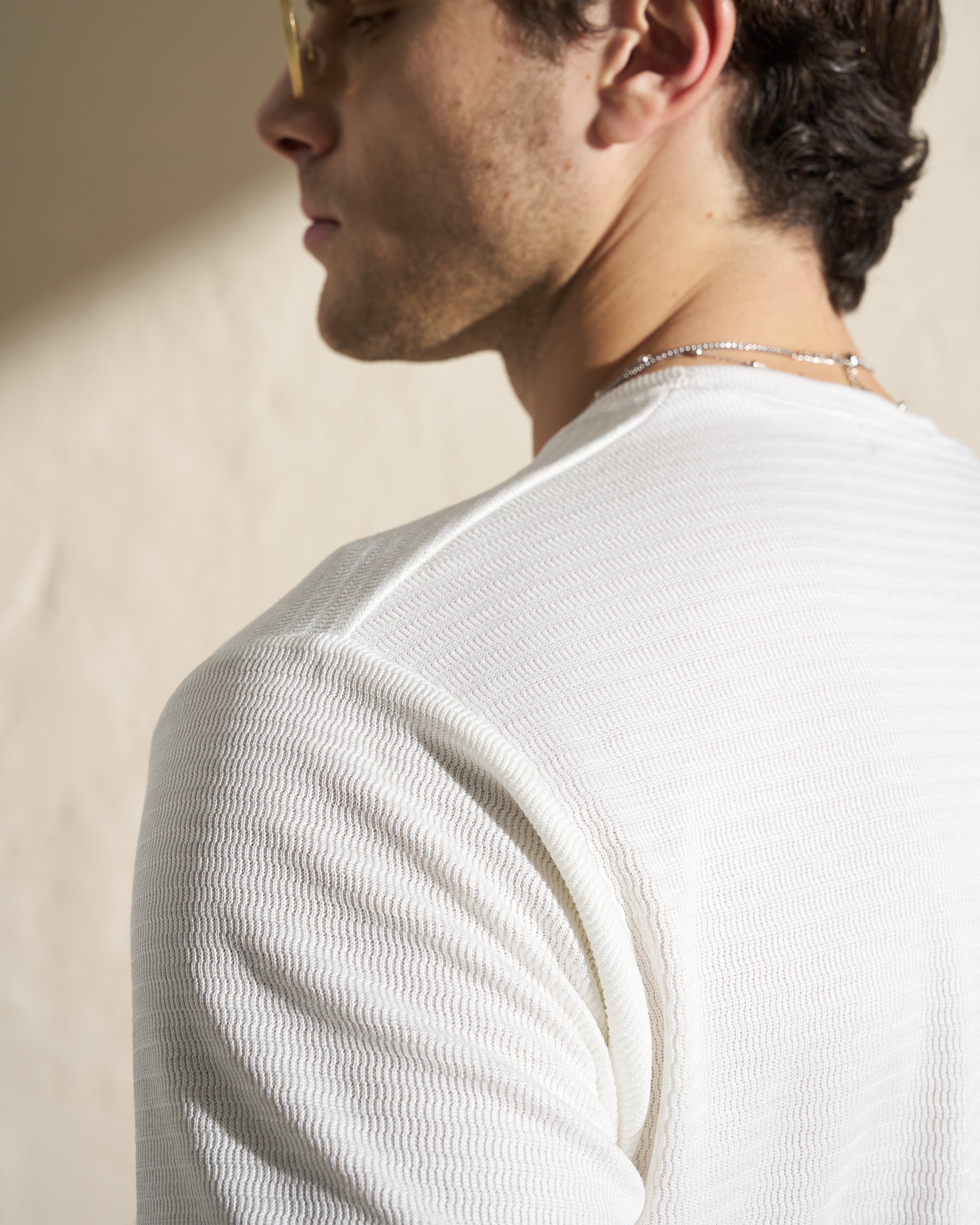 Textured Short Sleeve T-Shirt