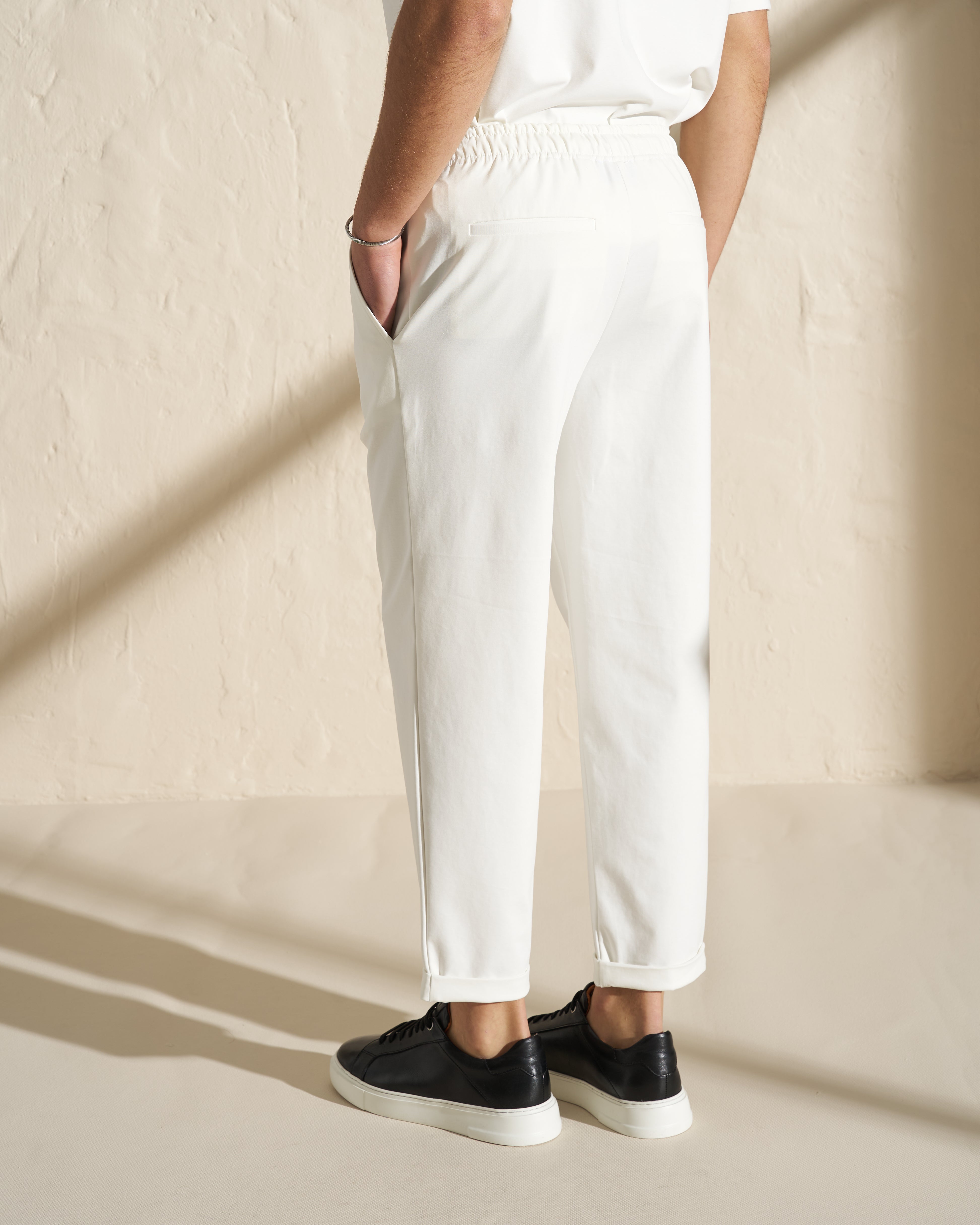 Minimal Drawstring Jogger Pants