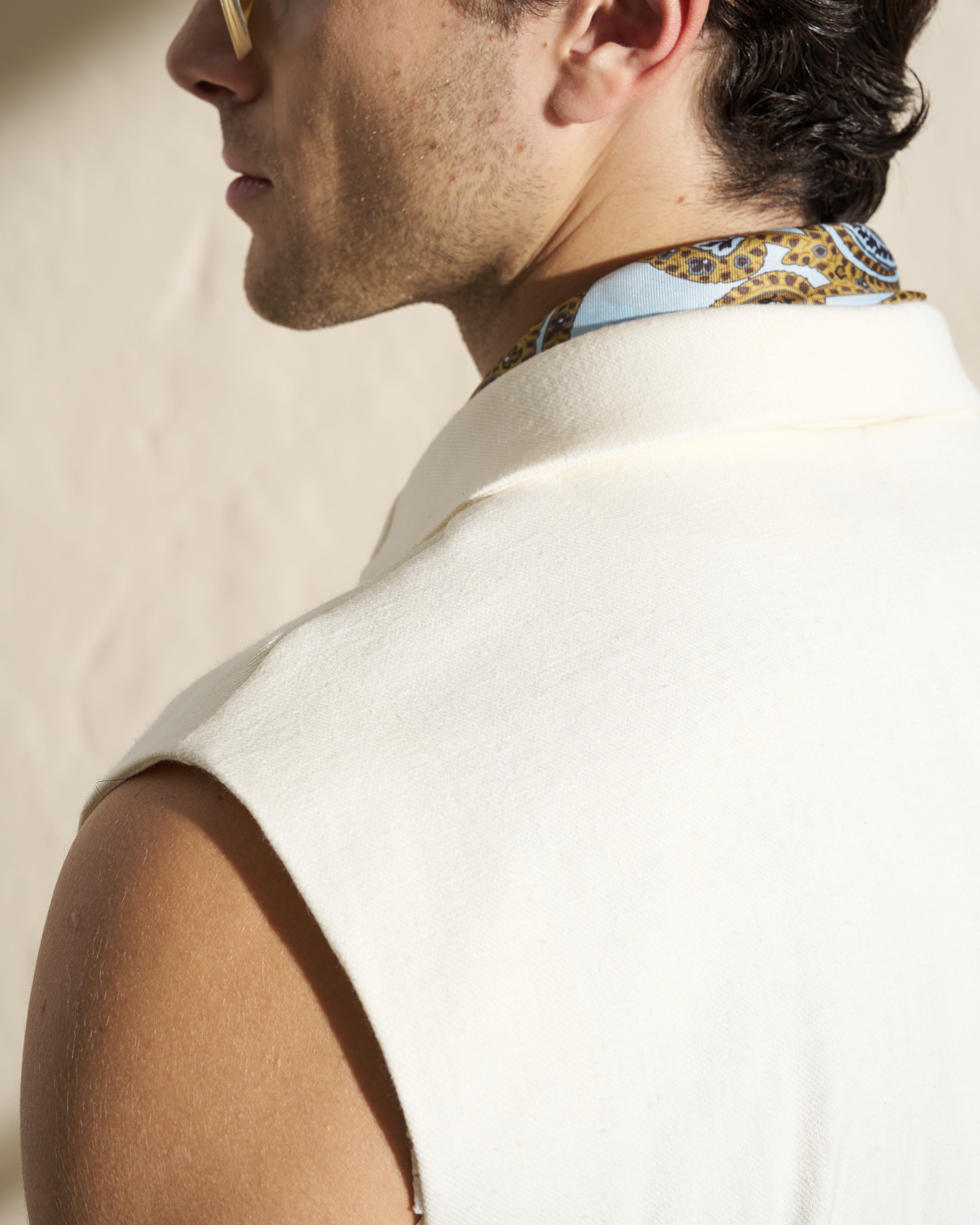 Sleeveless Tailored Waistcoat