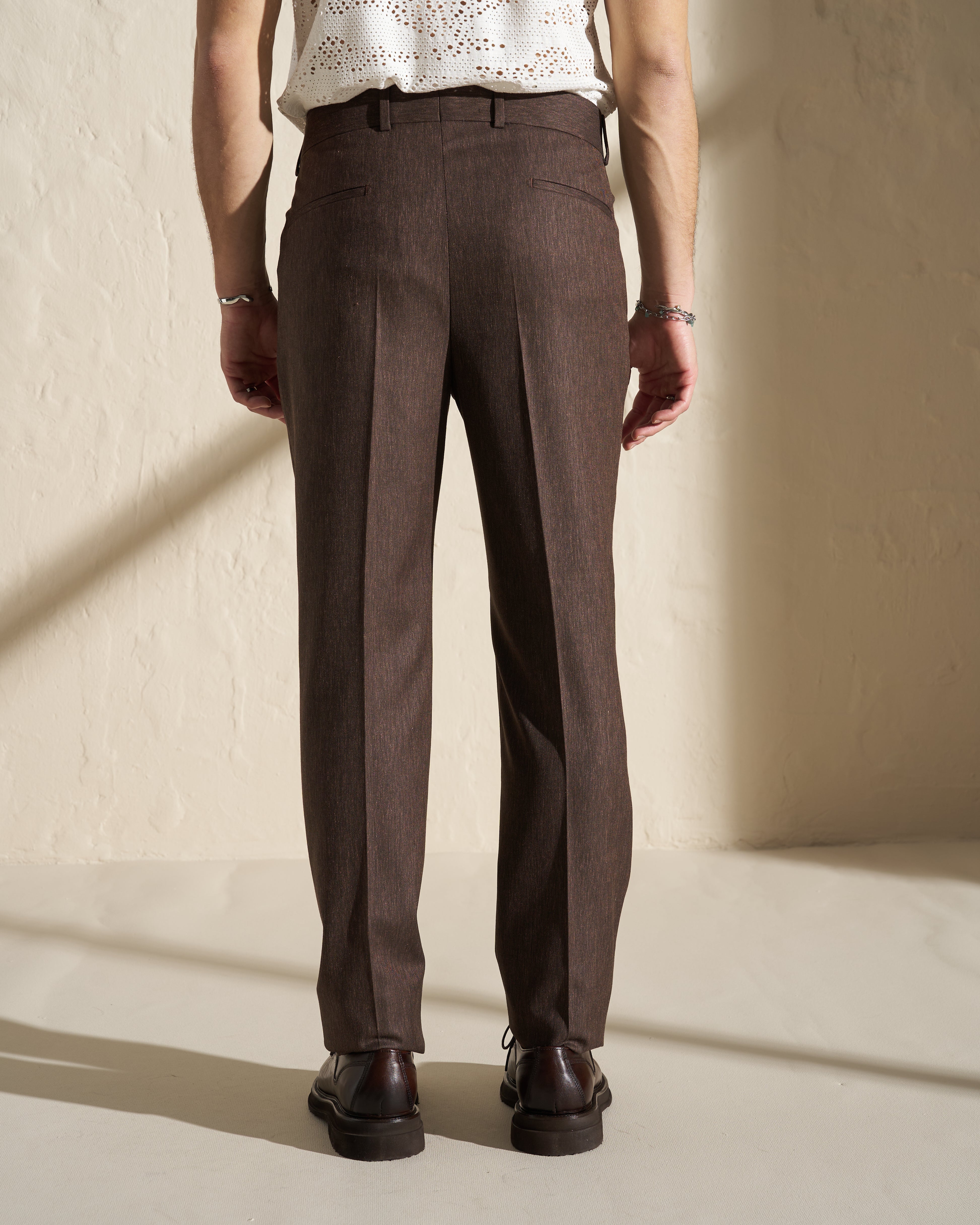 Pleated Tailored Summer Trousers