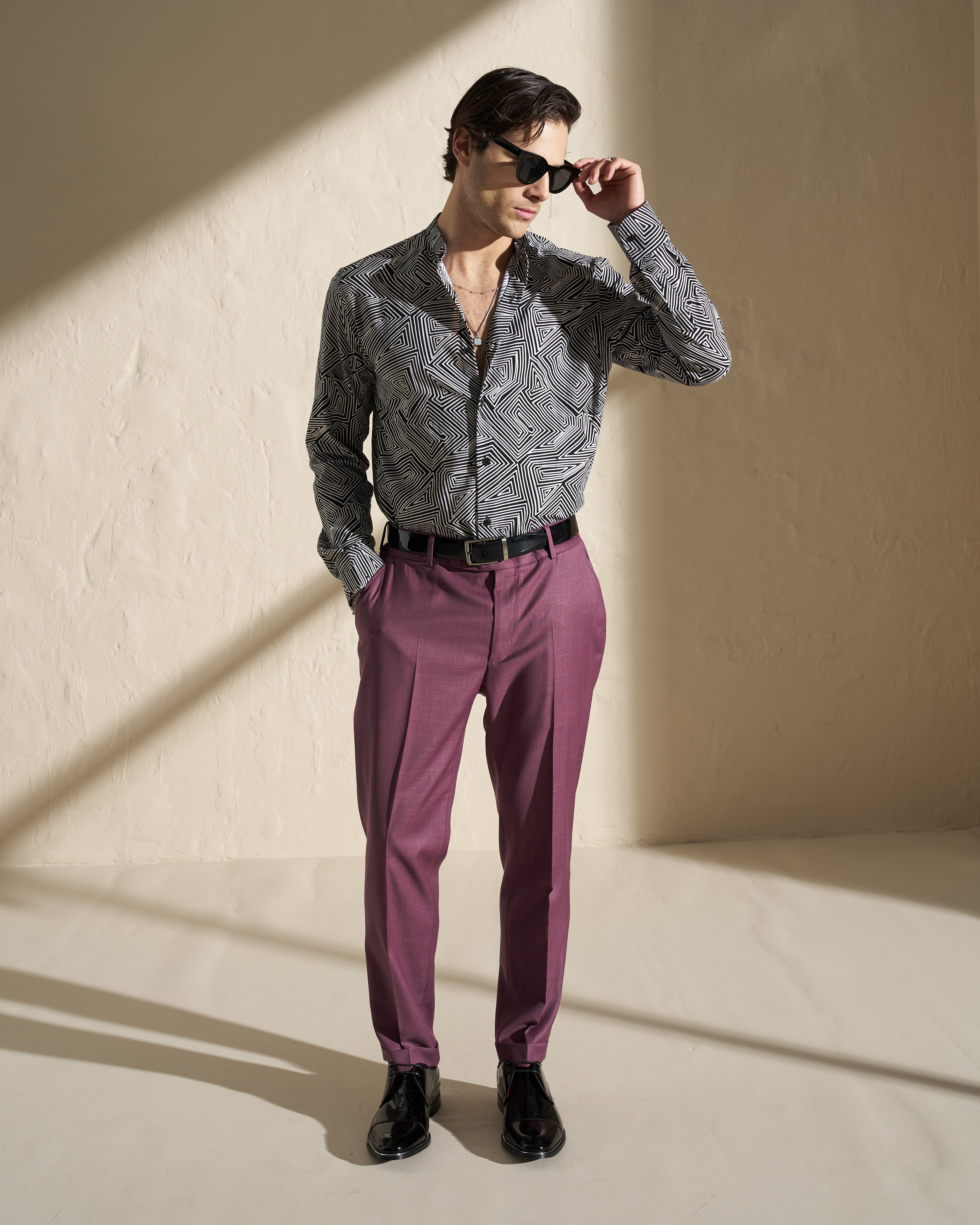 Tailored Slim-Fit Trousers