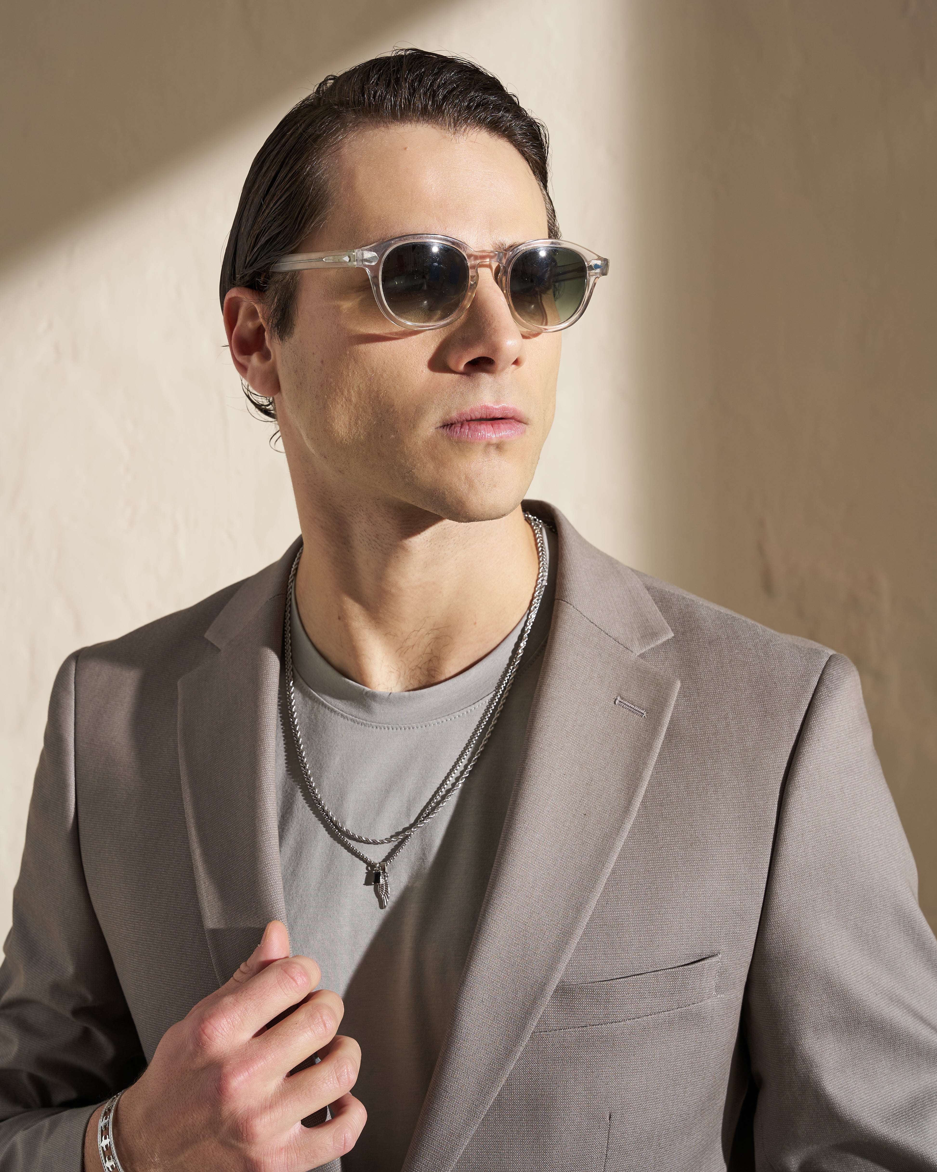 Men’s Two-Piece Suit – Taupe Grey
