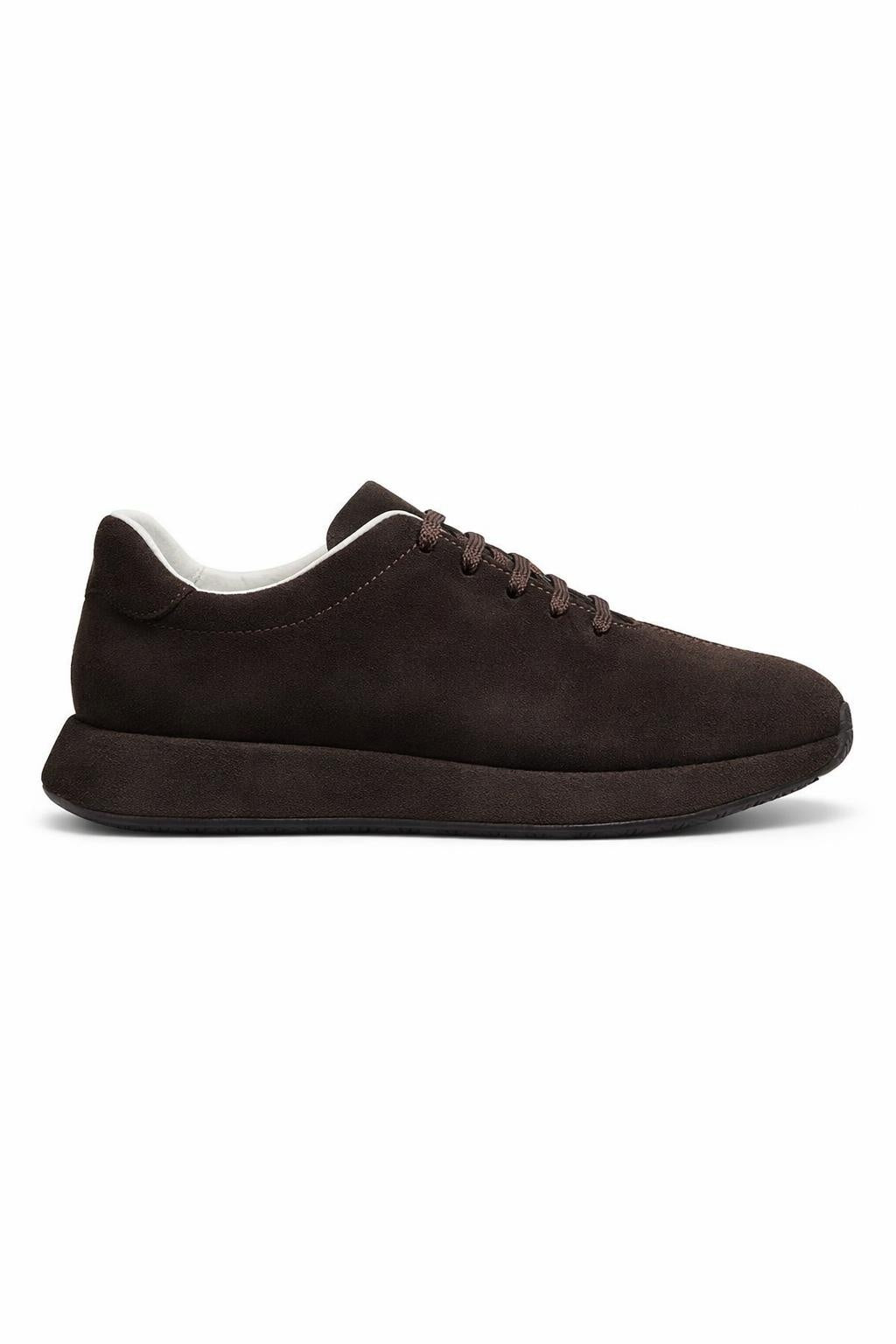 Men’s Brown Suede Sneakers